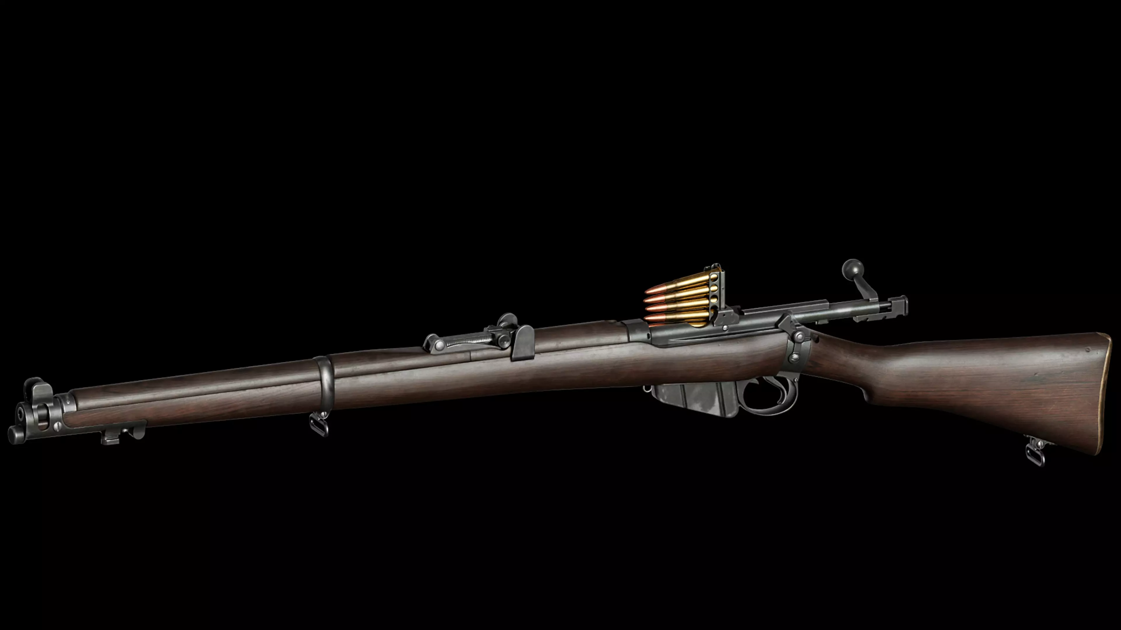 SMLE Mk3 Low-poly 3D model_0