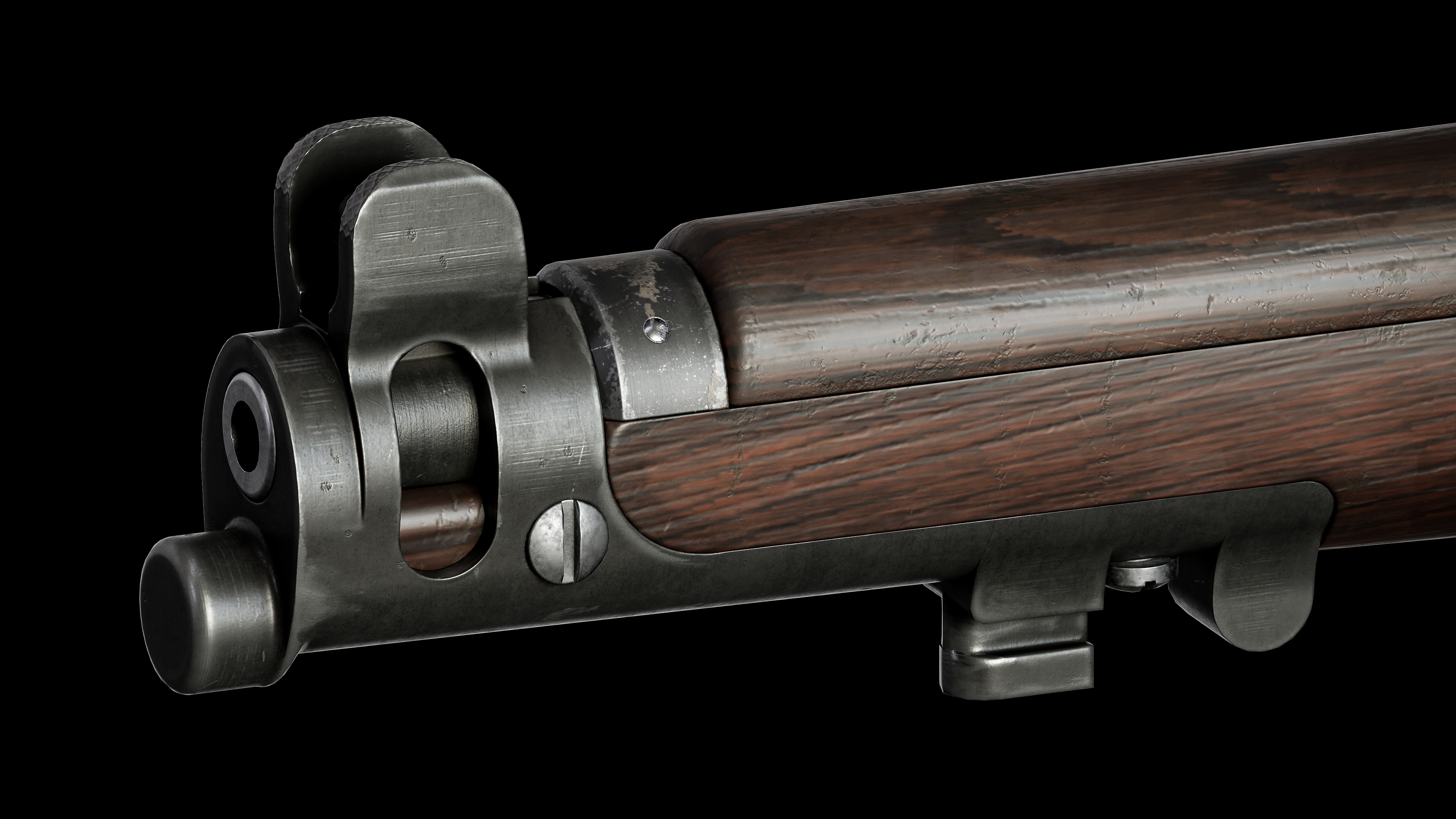 SMLE Mk3 Low-poly 3D model_2