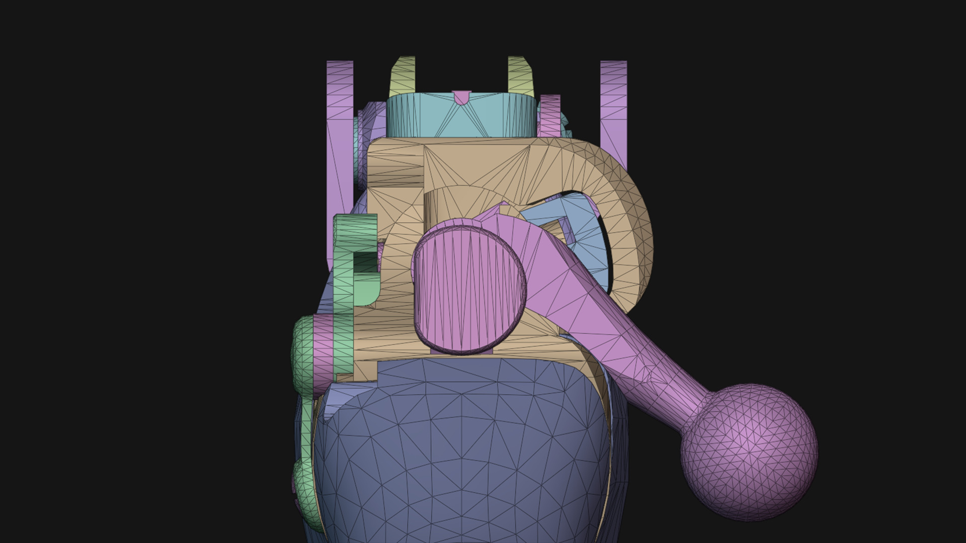 SMLE Mk3 Low-poly 3D model_11