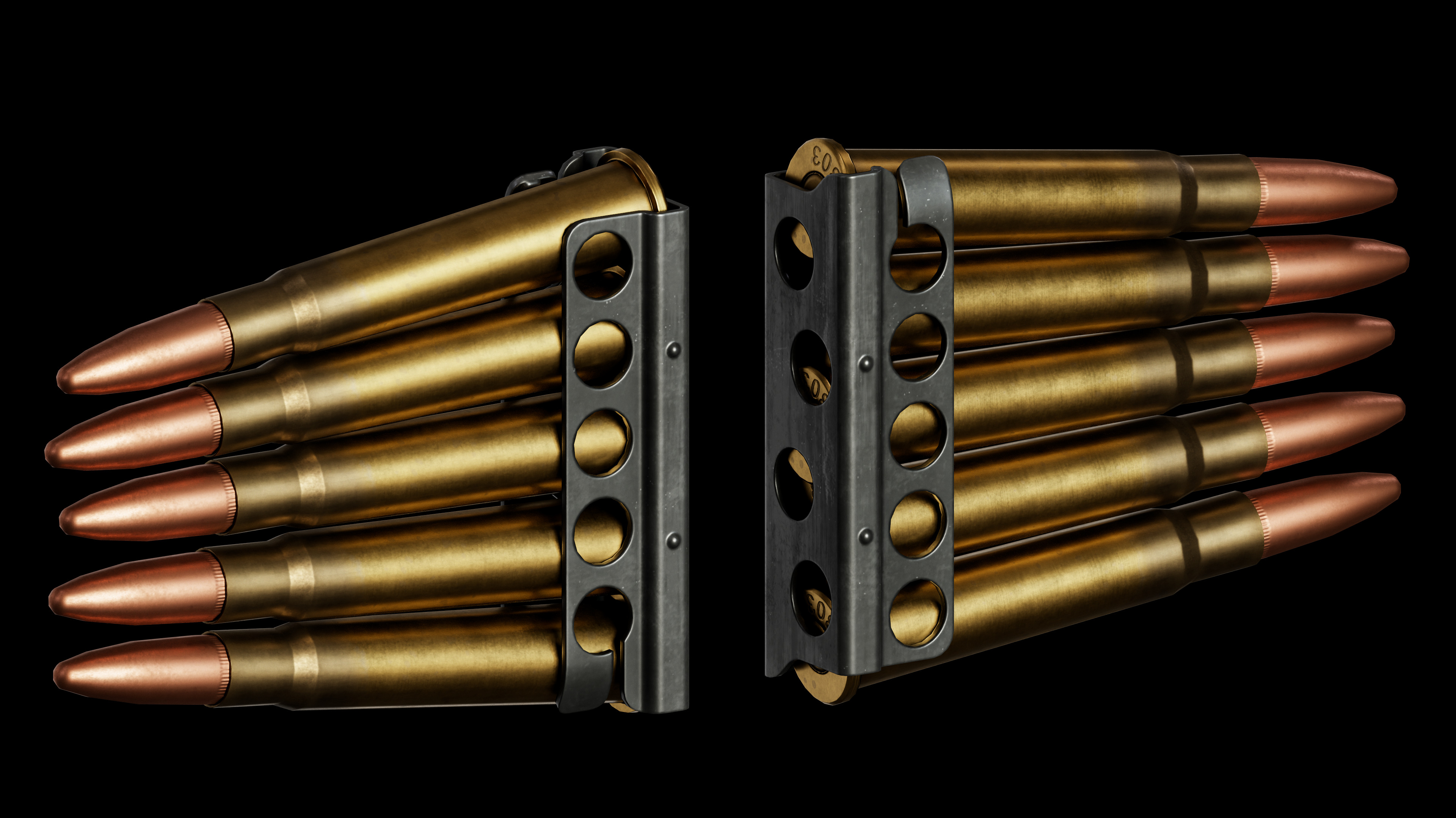 SMLE Mk3 Low-poly 3D model_5