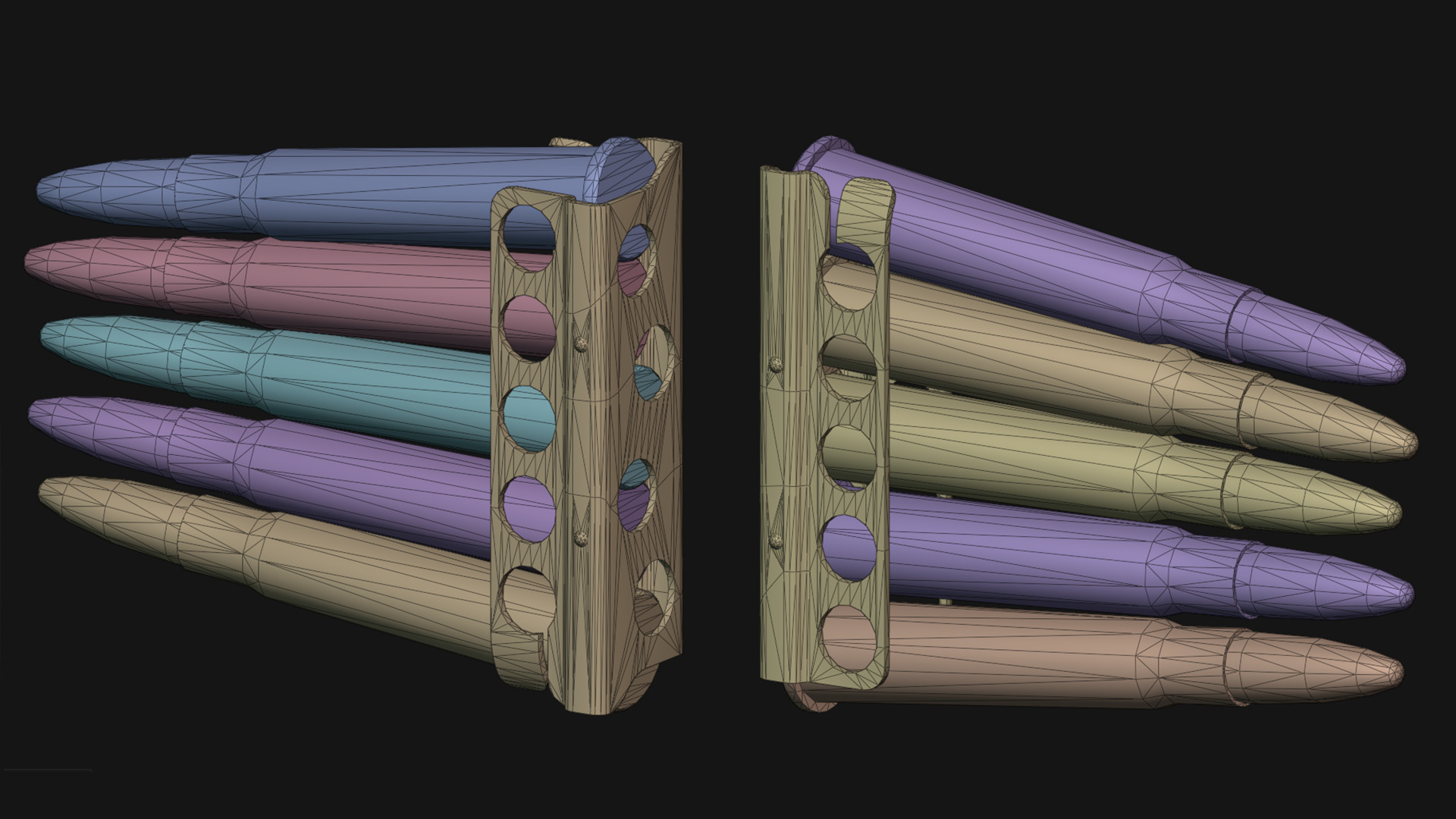 SMLE Mk3 Low-poly 3D model_14