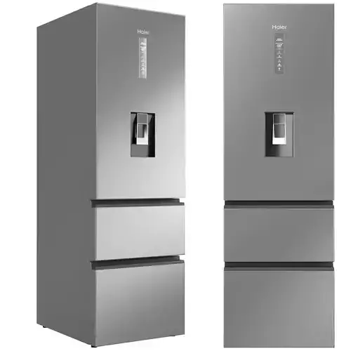 Haier Fridge freezer - HTW5618DWMG Low-poly 3D model Haier Fridge freezer - HTW5618DWMG Low-poly 3D model