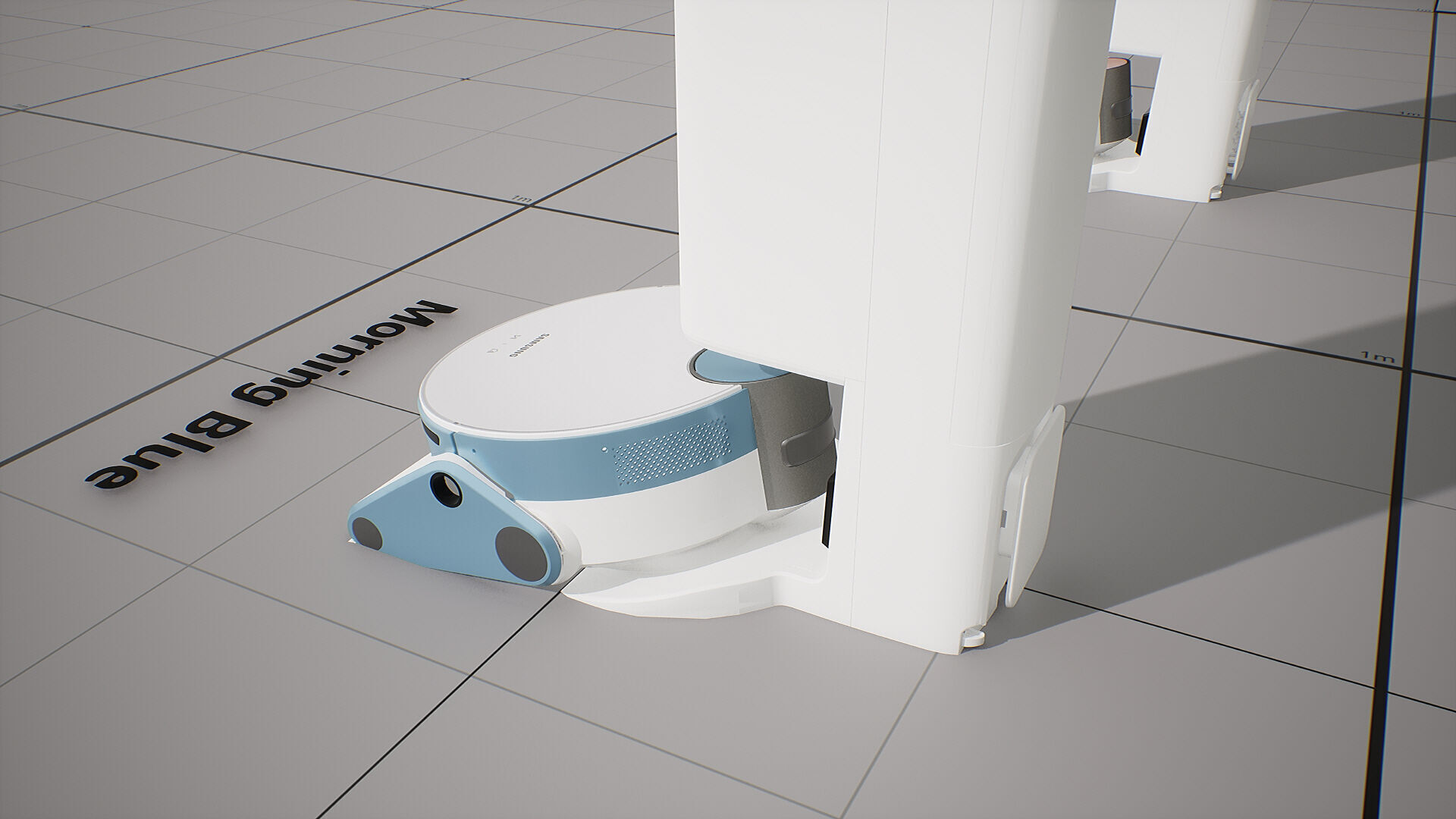 SAMSUNG Robot Cleaner - BESPOKE Z Bot Low-poly 3D model_10