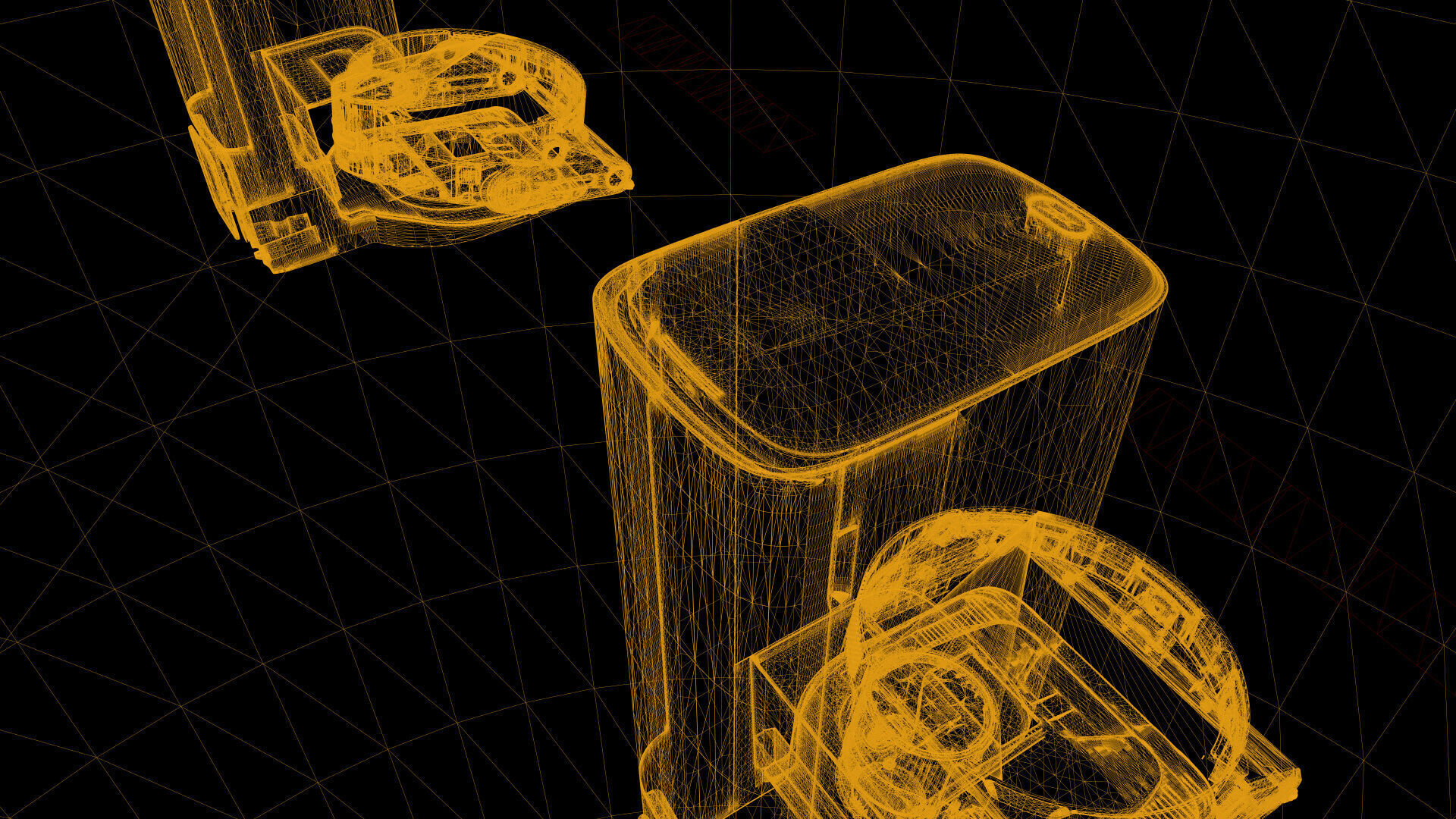 SAMSUNG Robot Cleaner - BESPOKE Z Bot Low-poly 3D model_30