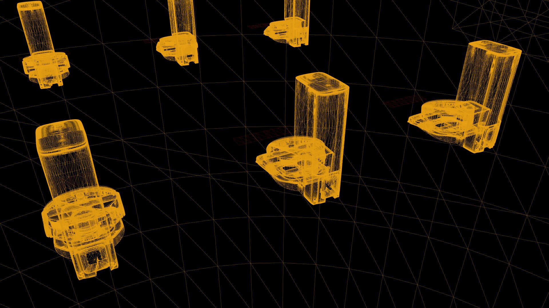 SAMSUNG Robot Cleaner - BESPOKE Z Bot Low-poly 3D model_23