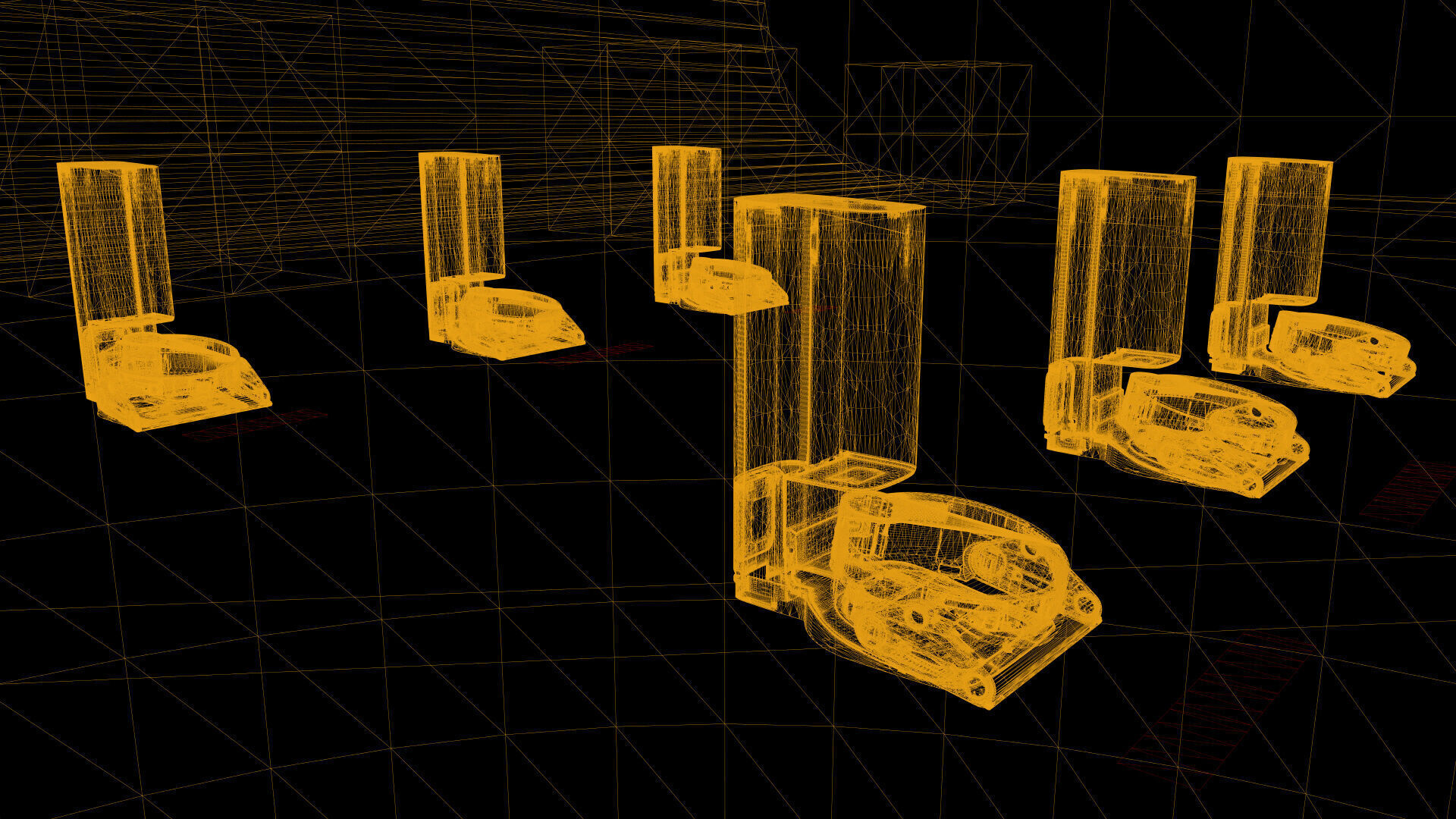 SAMSUNG Robot Cleaner - BESPOKE Z Bot Low-poly 3D model_25