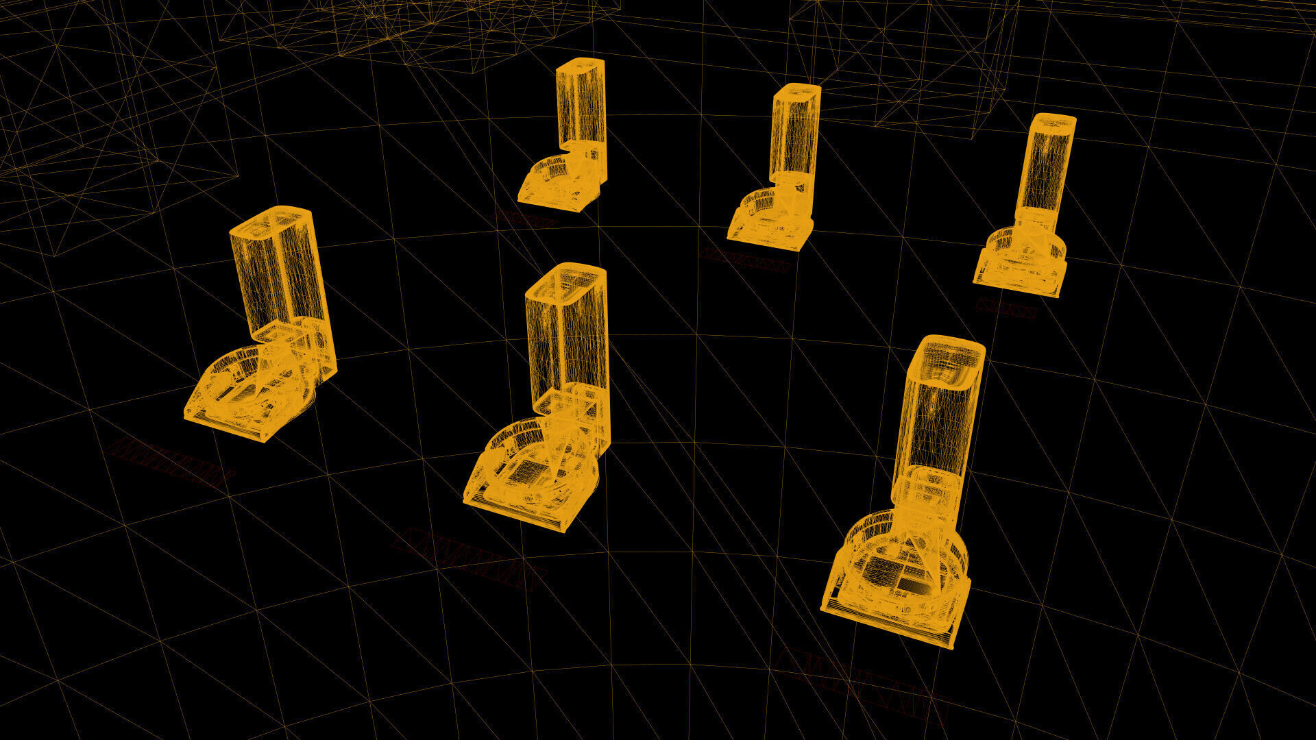 SAMSUNG Robot Cleaner - BESPOKE Z Bot Low-poly 3D model_22