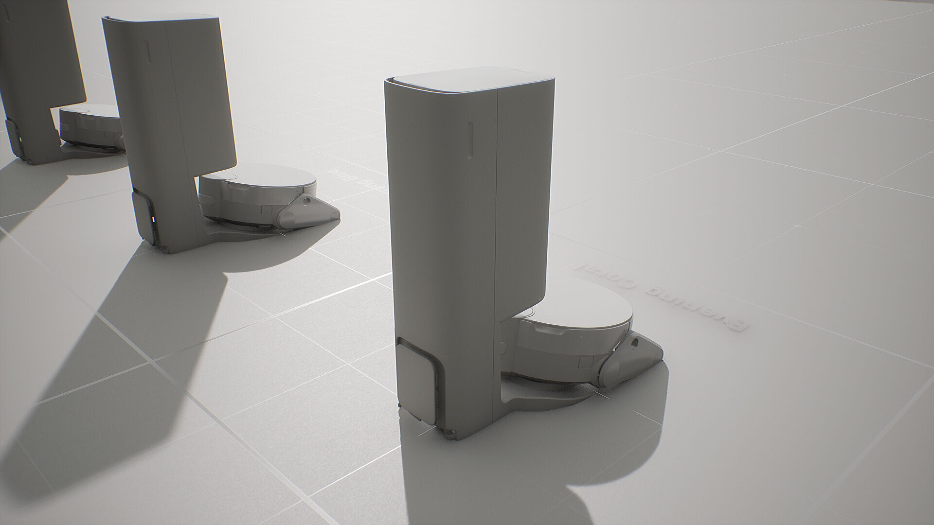 SAMSUNG Robot Cleaner - BESPOKE Z Bot Low-poly 3D model_18