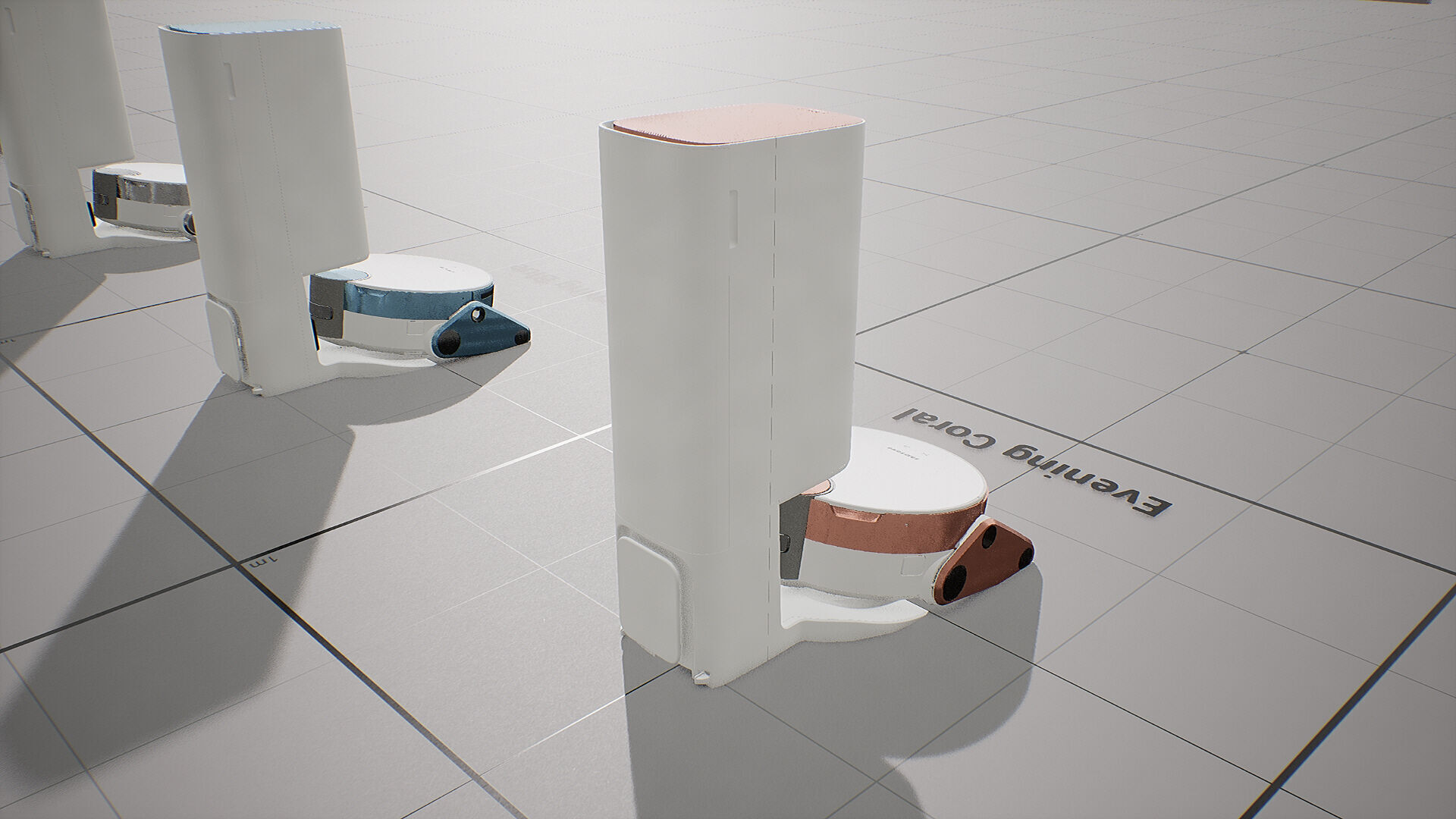 SAMSUNG Robot Cleaner - BESPOKE Z Bot Low-poly 3D model_8