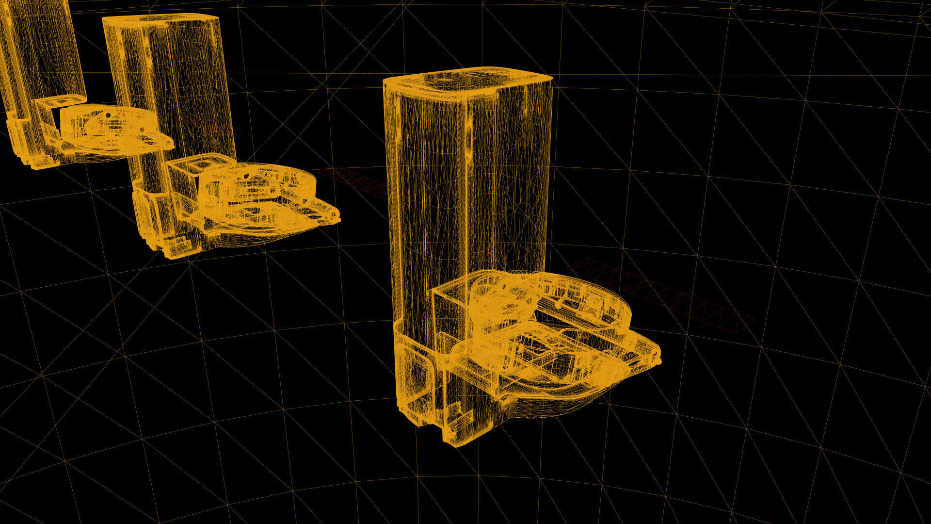 SAMSUNG Robot Cleaner - BESPOKE Z Bot Low-poly 3D model_27