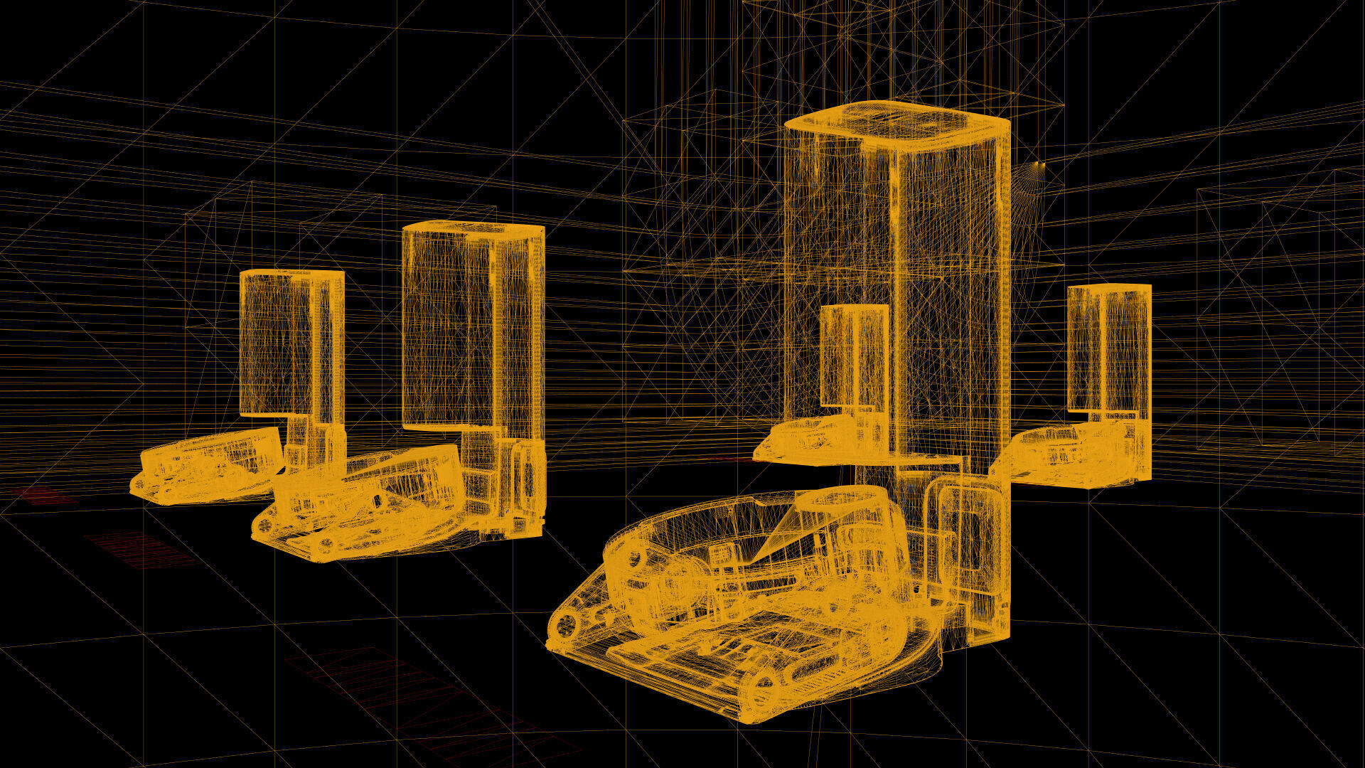 SAMSUNG Robot Cleaner - BESPOKE Z Bot Low-poly 3D model_26