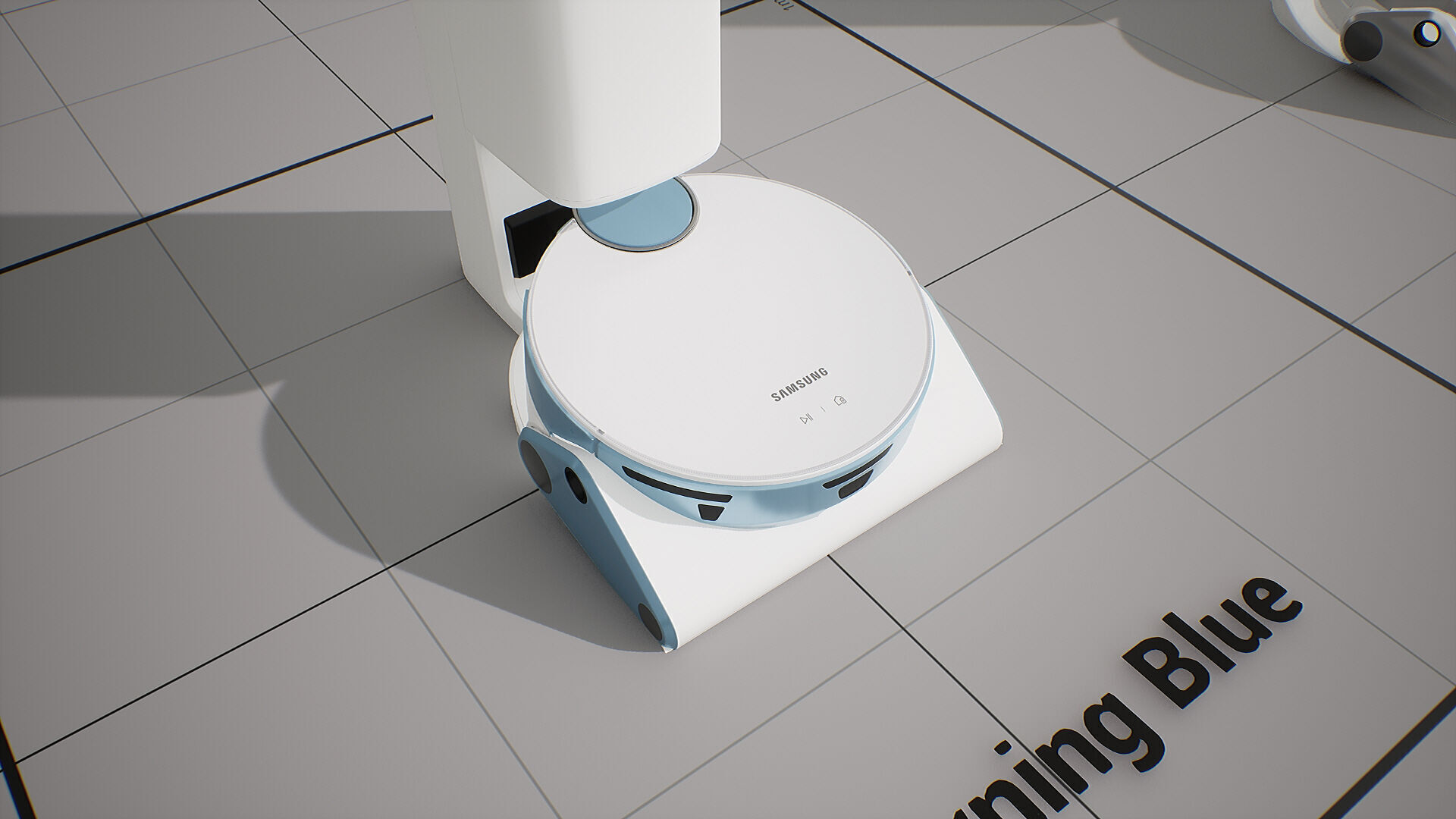 SAMSUNG Robot Cleaner - BESPOKE Z Bot Low-poly 3D model_9