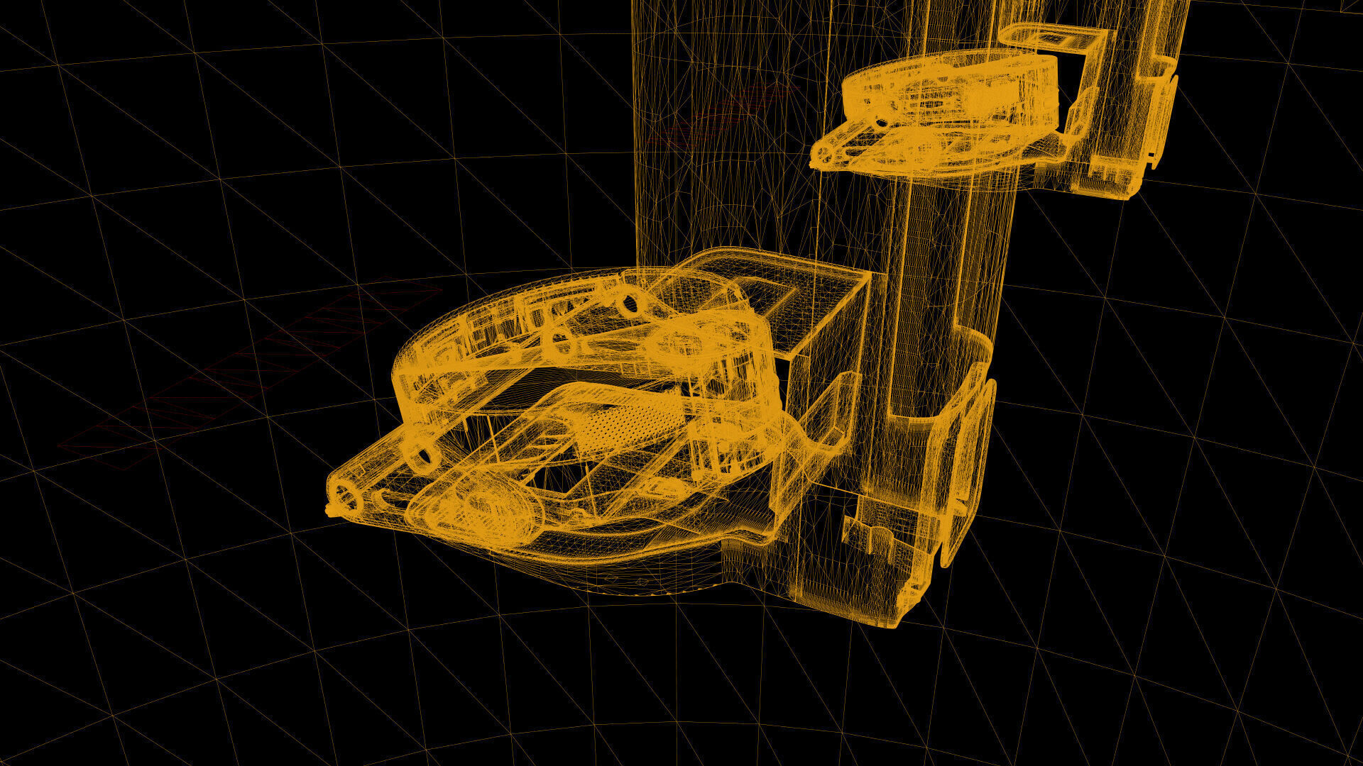 SAMSUNG Robot Cleaner - BESPOKE Z Bot Low-poly 3D model_29