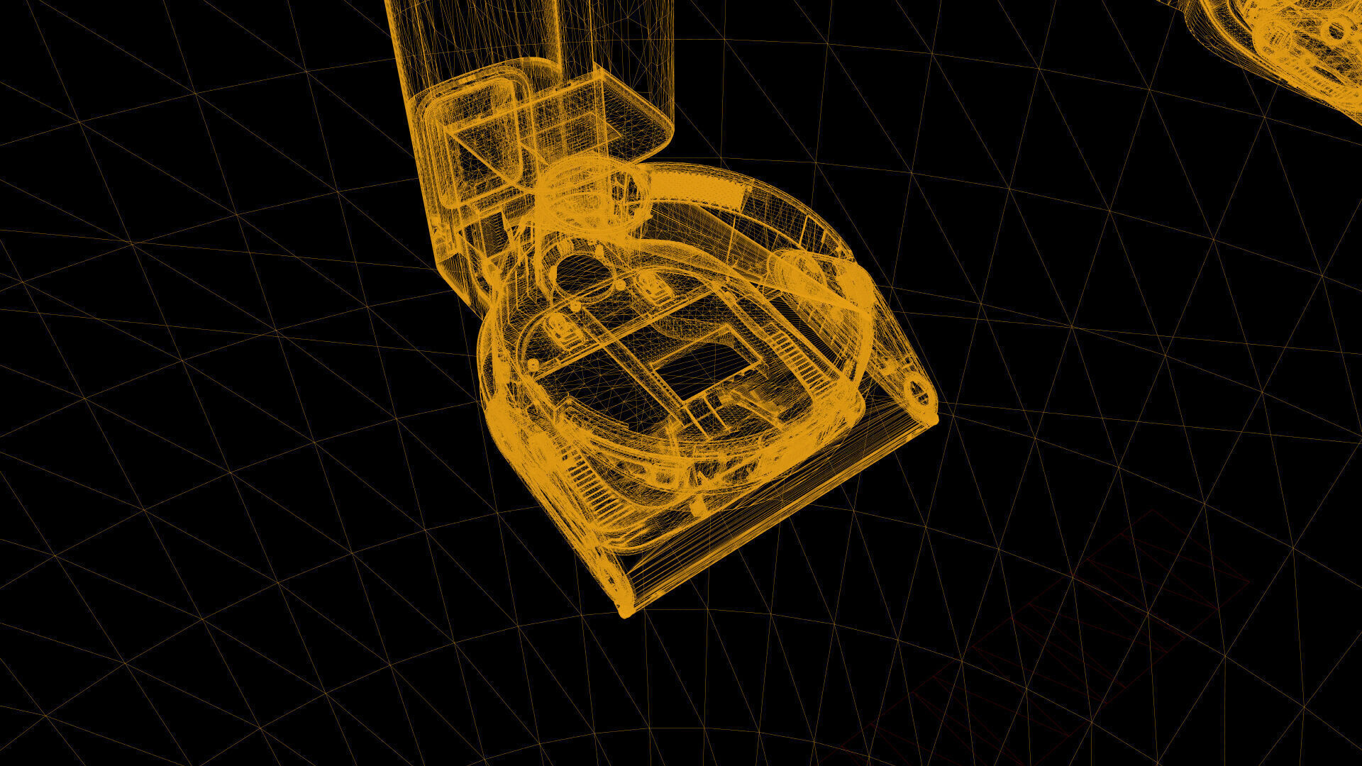 SAMSUNG Robot Cleaner - BESPOKE Z Bot Low-poly 3D model_28