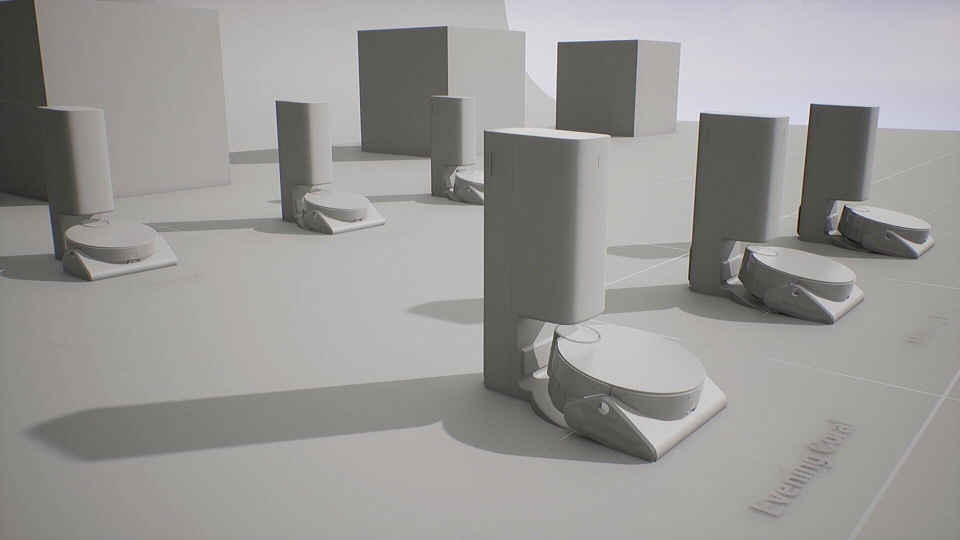 SAMSUNG Robot Cleaner - BESPOKE Z Bot Low-poly 3D model_16