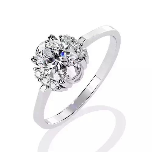 ROUND  DIAMOND RING -CAD-026