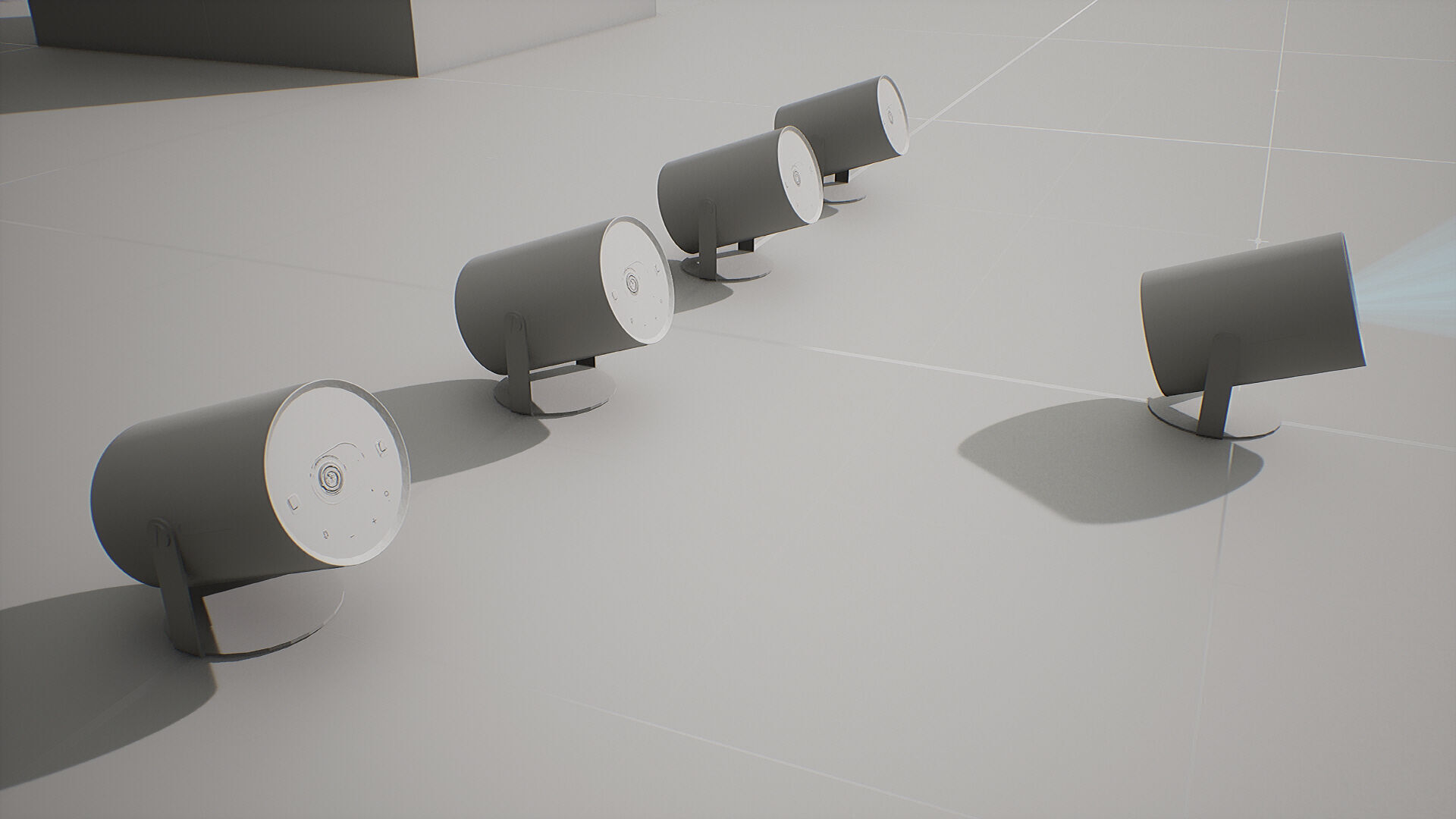 SAMSUNG Projector - BESPOKE The Freestyle Low-poly 3D model_14