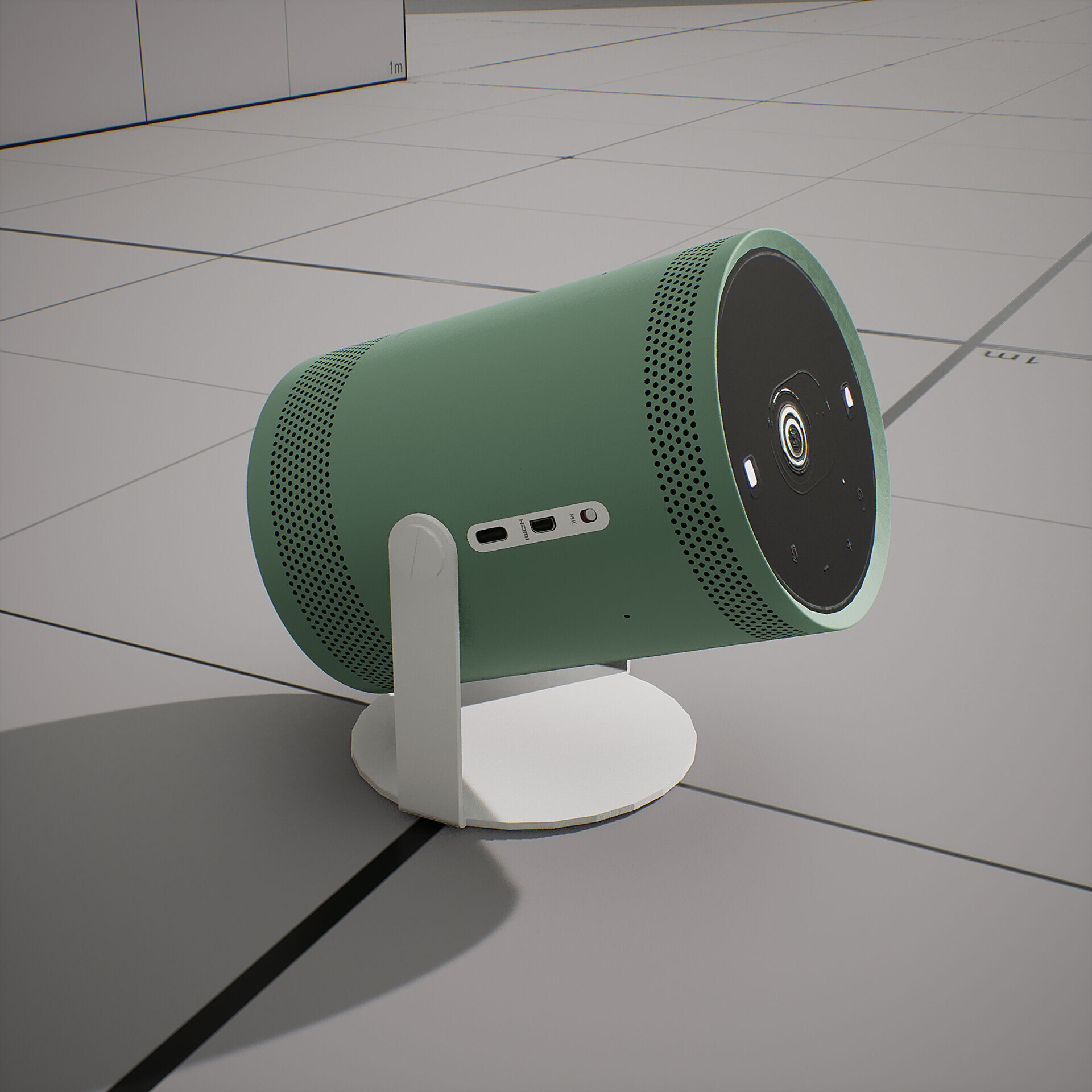 SAMSUNG Projector - BESPOKE The Freestyle Low-poly 3D model_8