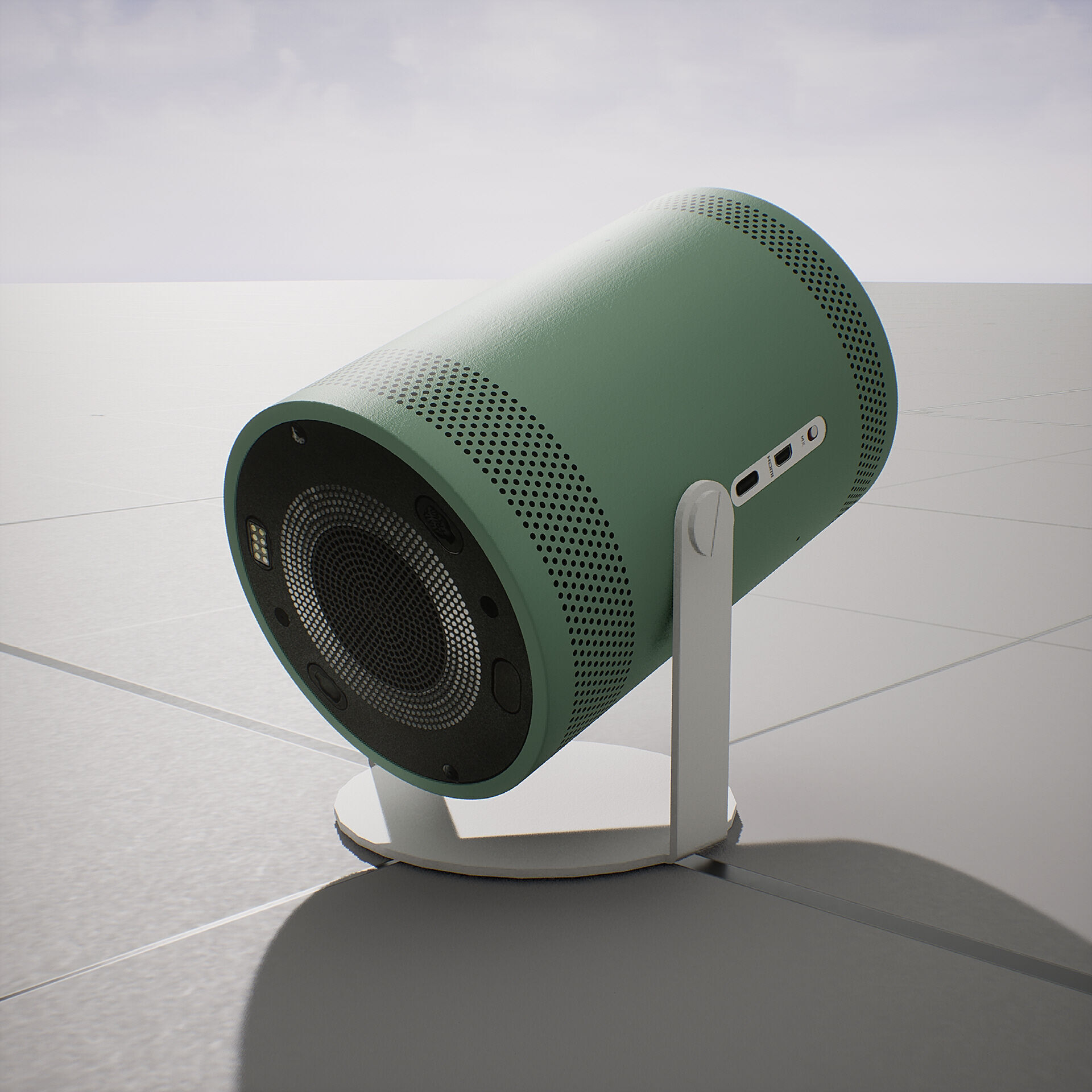 SAMSUNG Projector - BESPOKE The Freestyle Low-poly 3D model_10