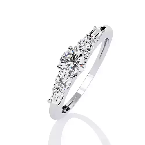 ROUND DIAMOND RING -CAD-030