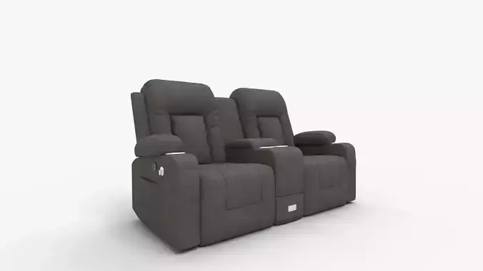 HyllMont Power Reclining Loveseat with Console