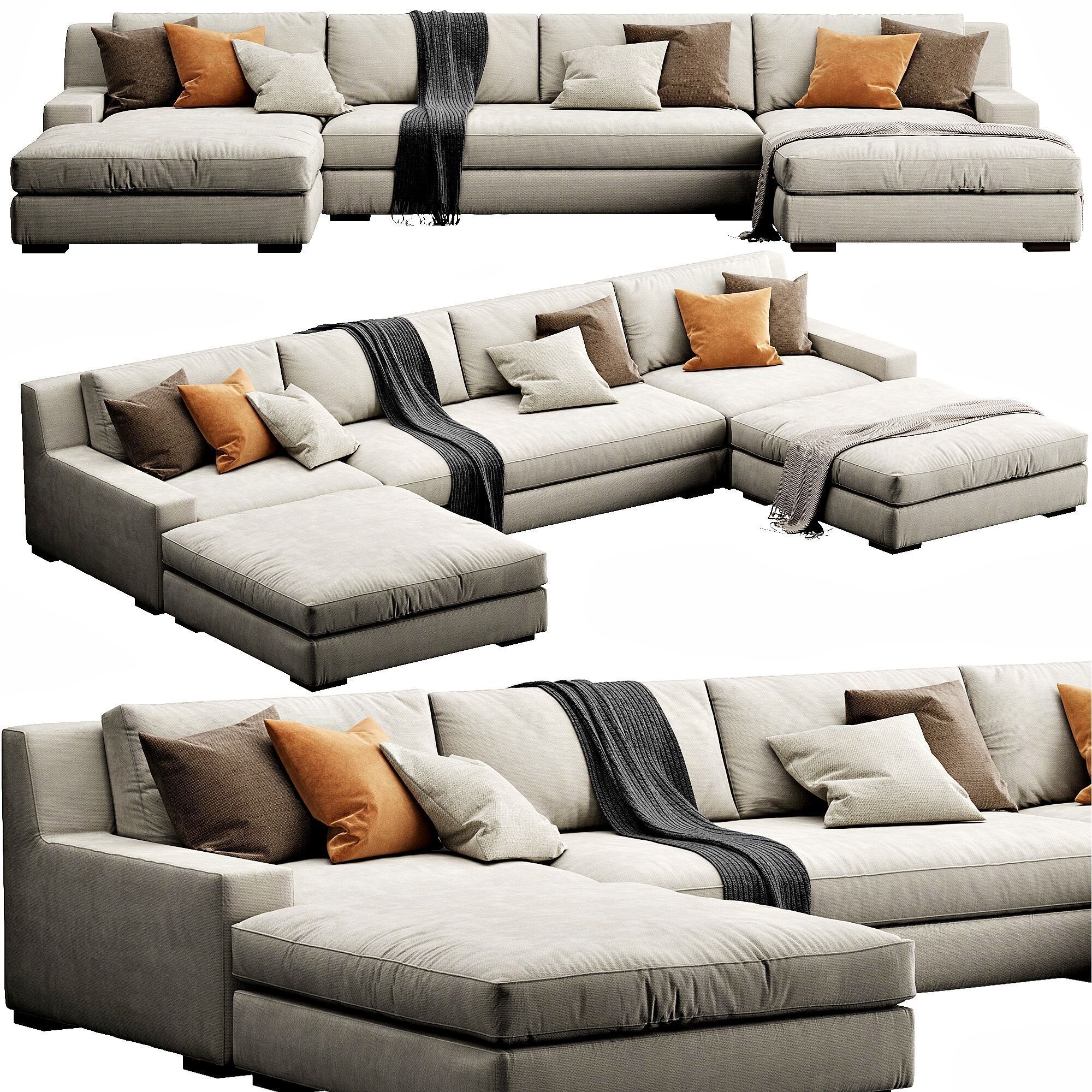 Restoration Hardware Modena 3D model_1