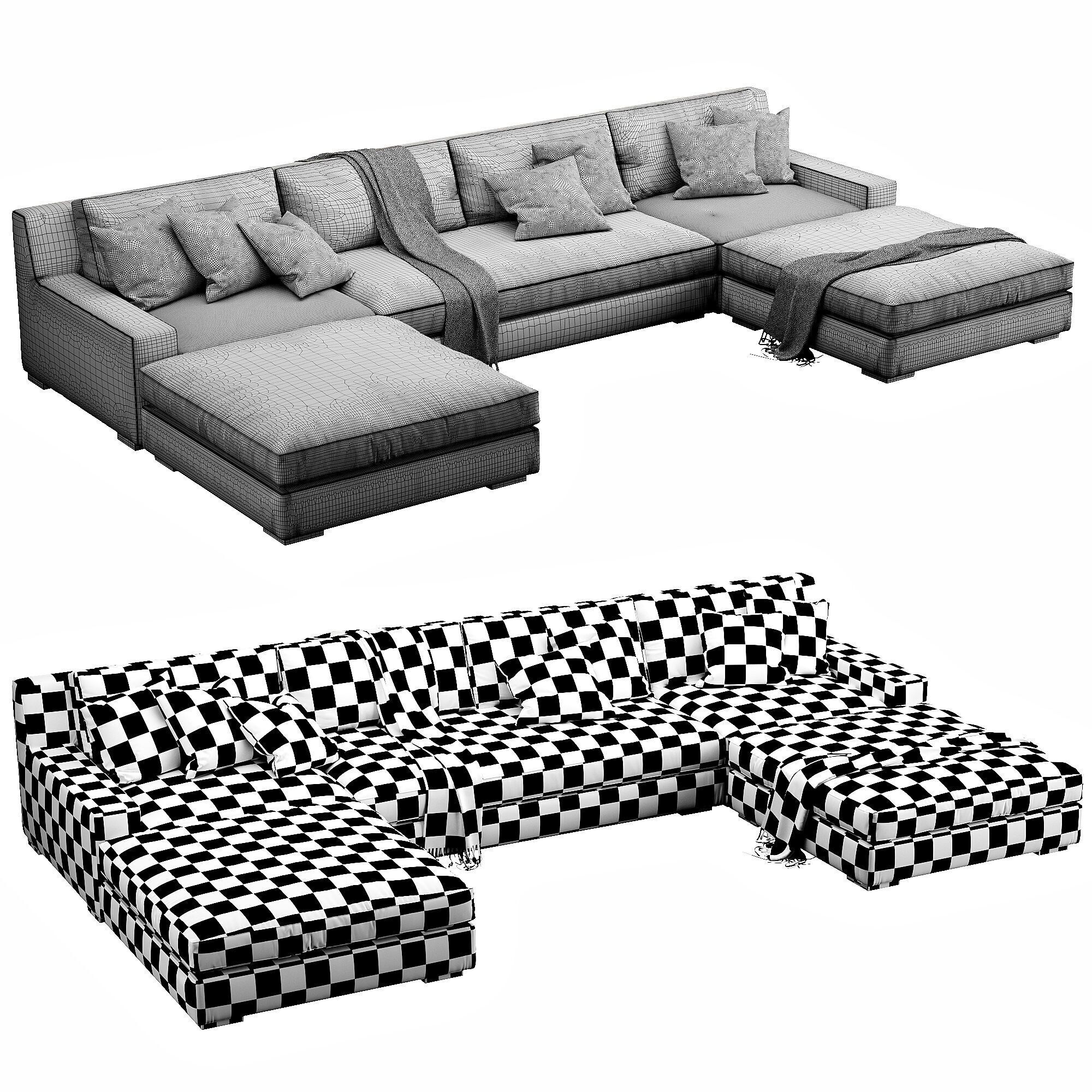 Restoration Hardware Modena 3D model_7