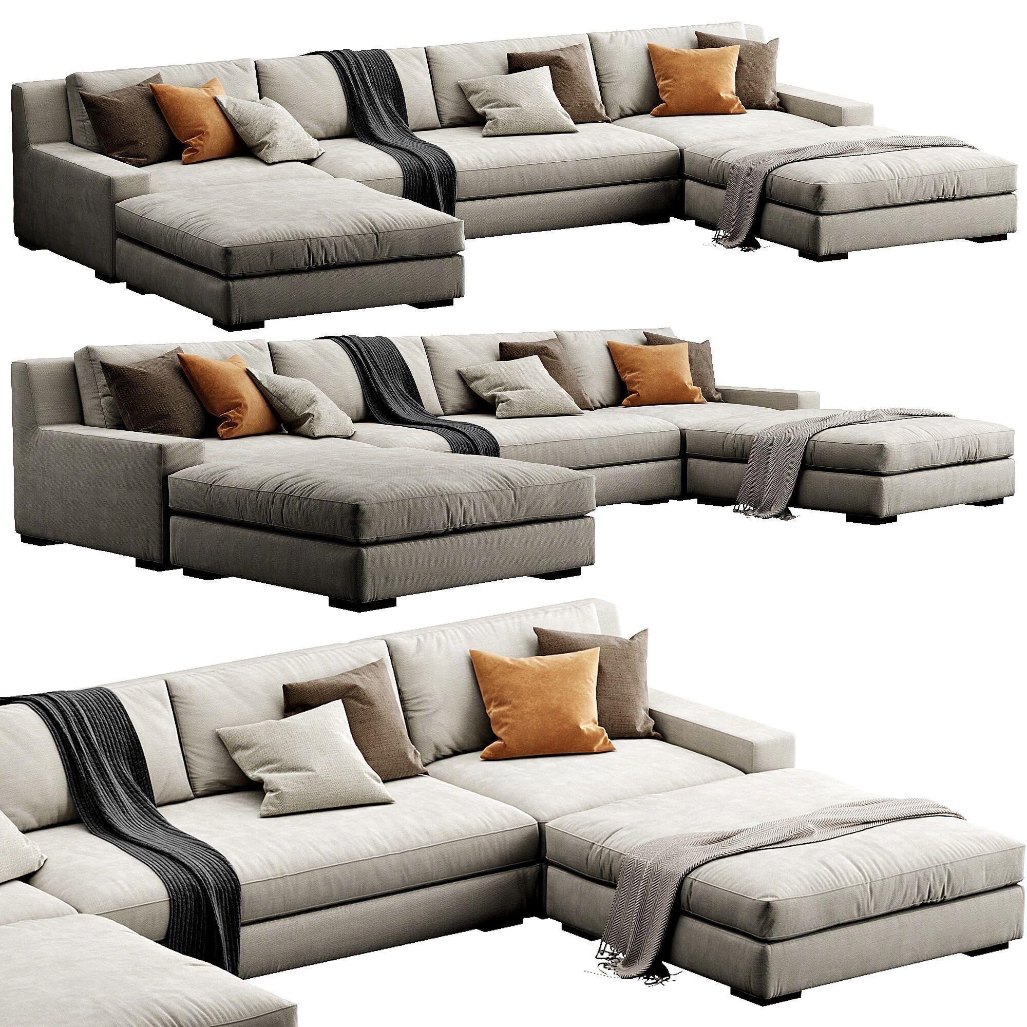 Restoration Hardware Modena 3D model_3