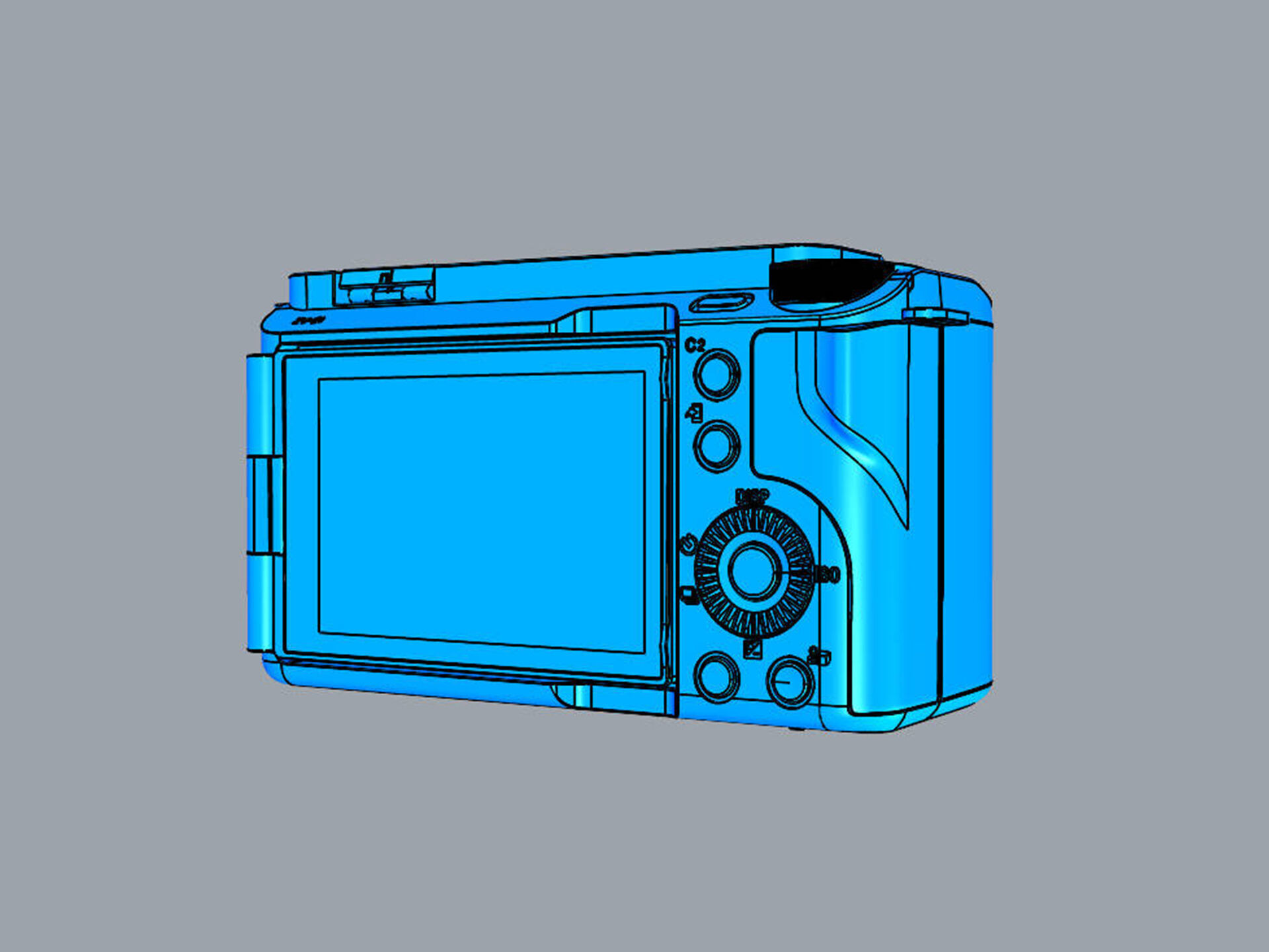 Sony Alpha ZV-E1 with FE 28-60mm Lens 3D model_19
