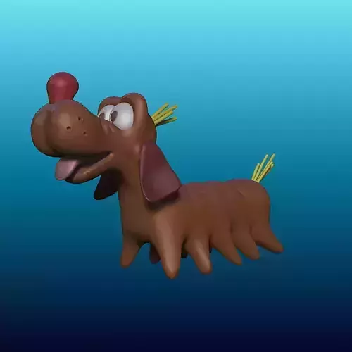 dogerpillar - Alice in Wonderland -  3D print model