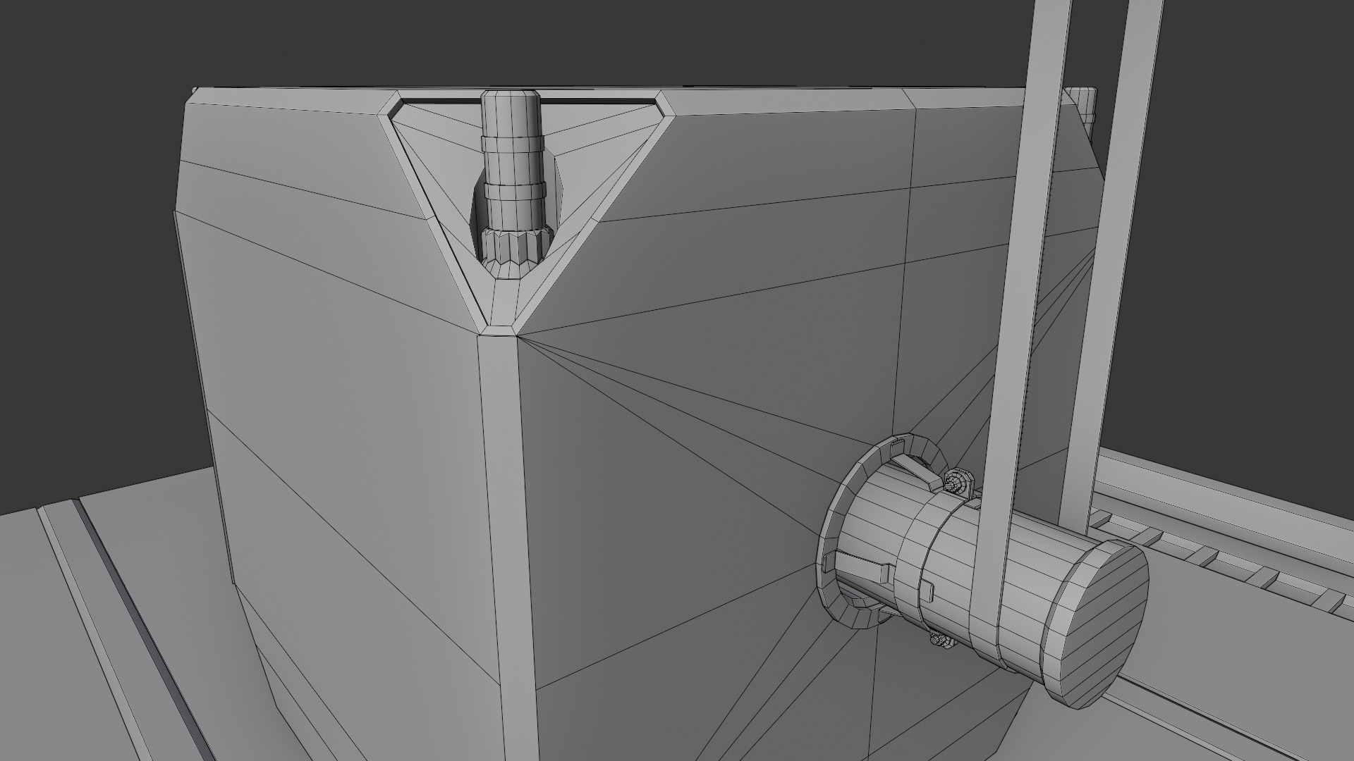 Modular Urban Concrete Barrier Vol 2 Low-poly 3D model_13