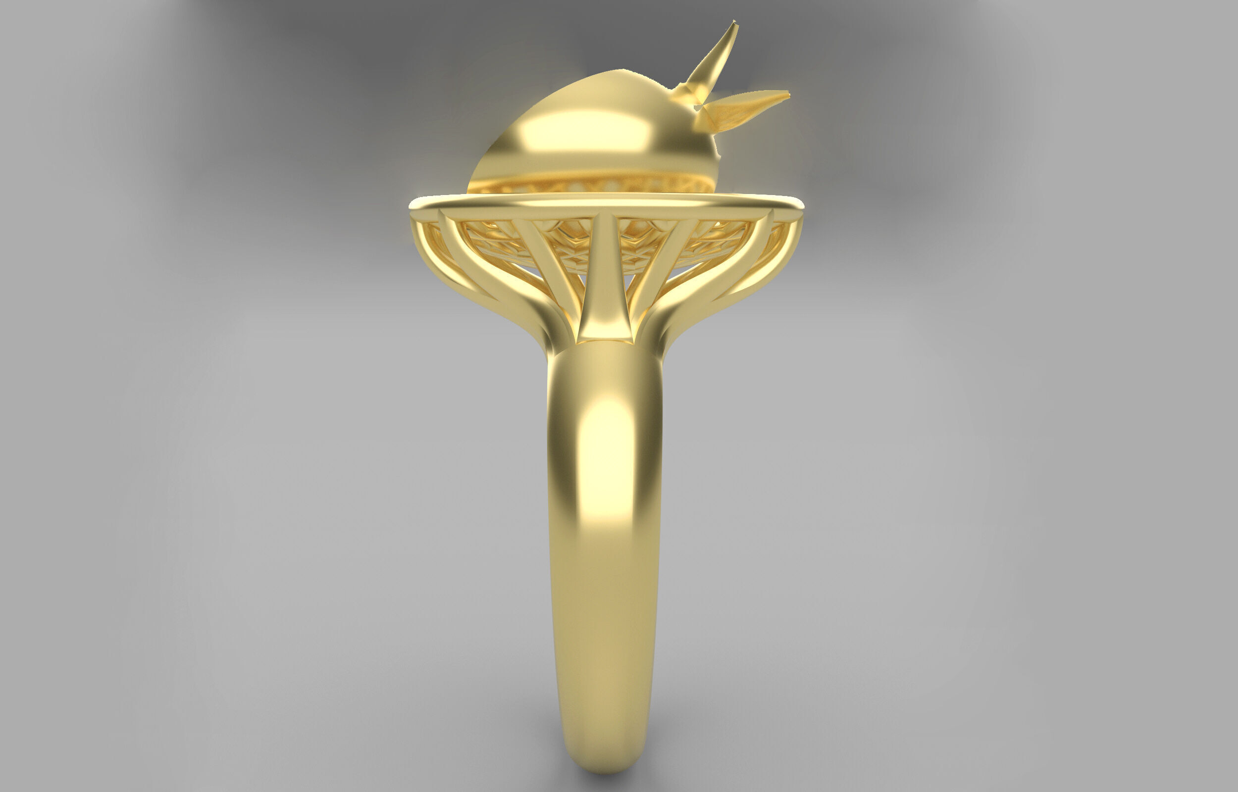 fantasy ring 3D print model_1