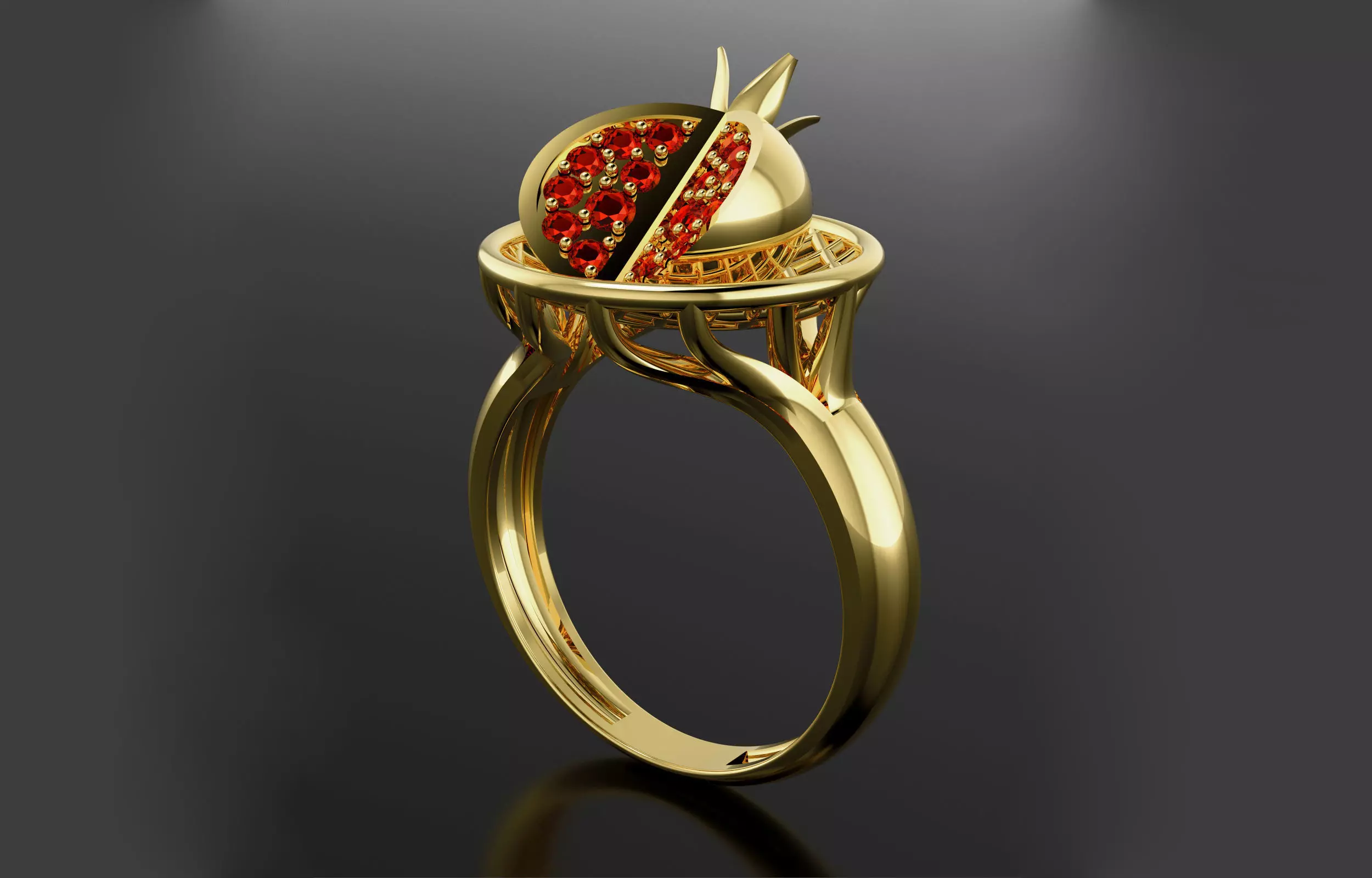 fantasy ring 3D print model_0