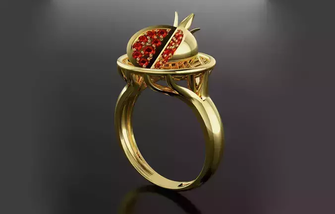 fantasy ring 3D print model