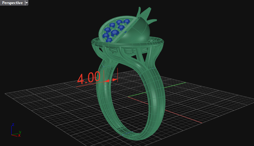 fantasy ring 3D print model_21