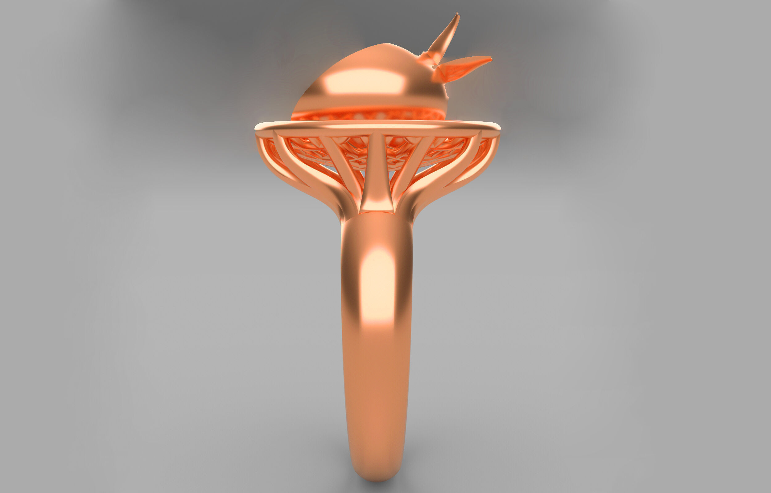 fantasy ring 3D print model_2