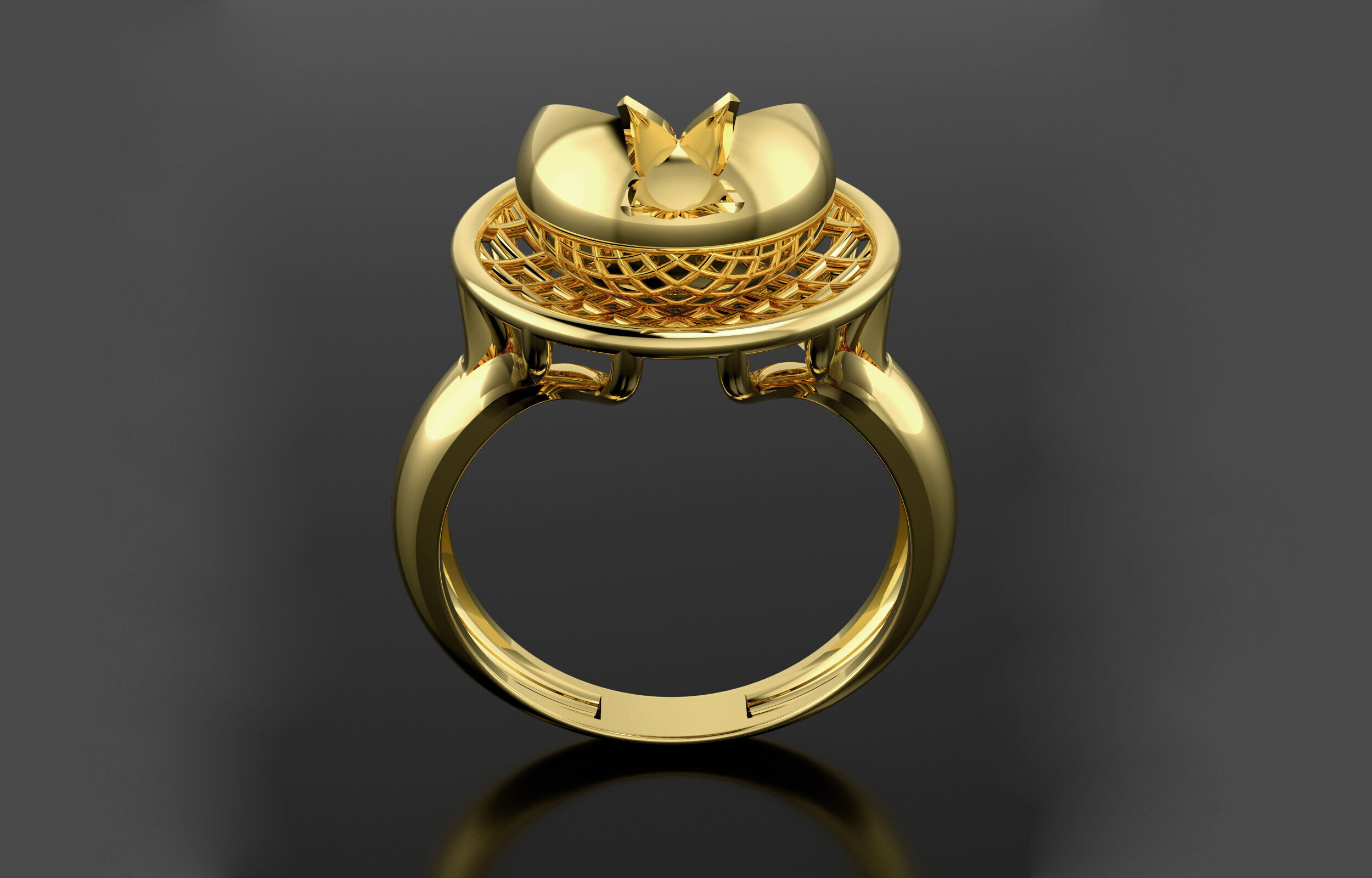 fantasy ring 3D print model_19