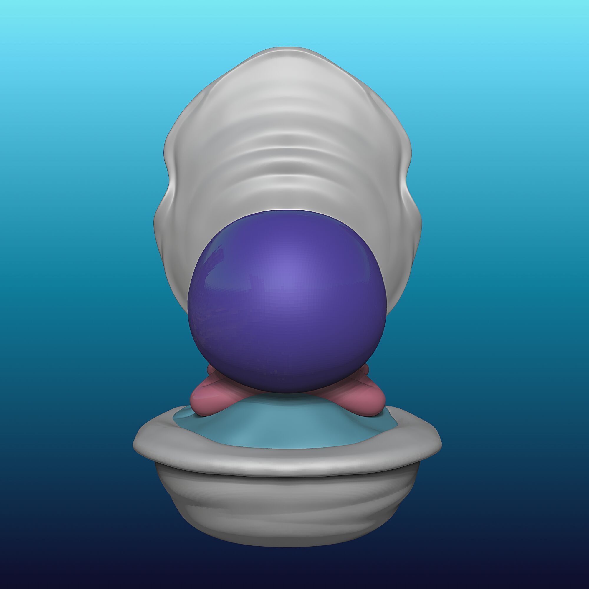 Oyster Maid - Alice in Wonderland - 010 3D print model_3