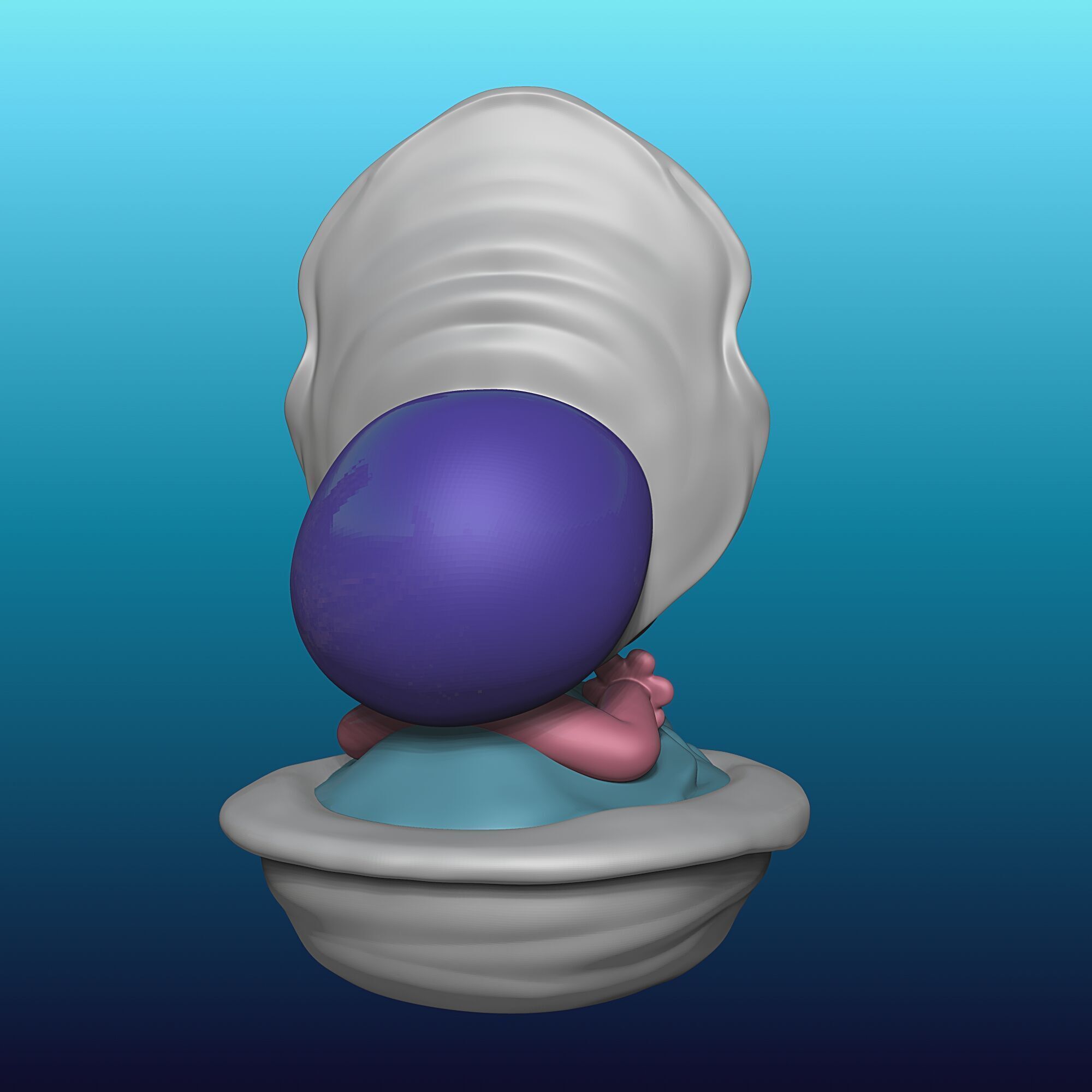 Oyster Maid - Alice in Wonderland - 010 3D print model_4