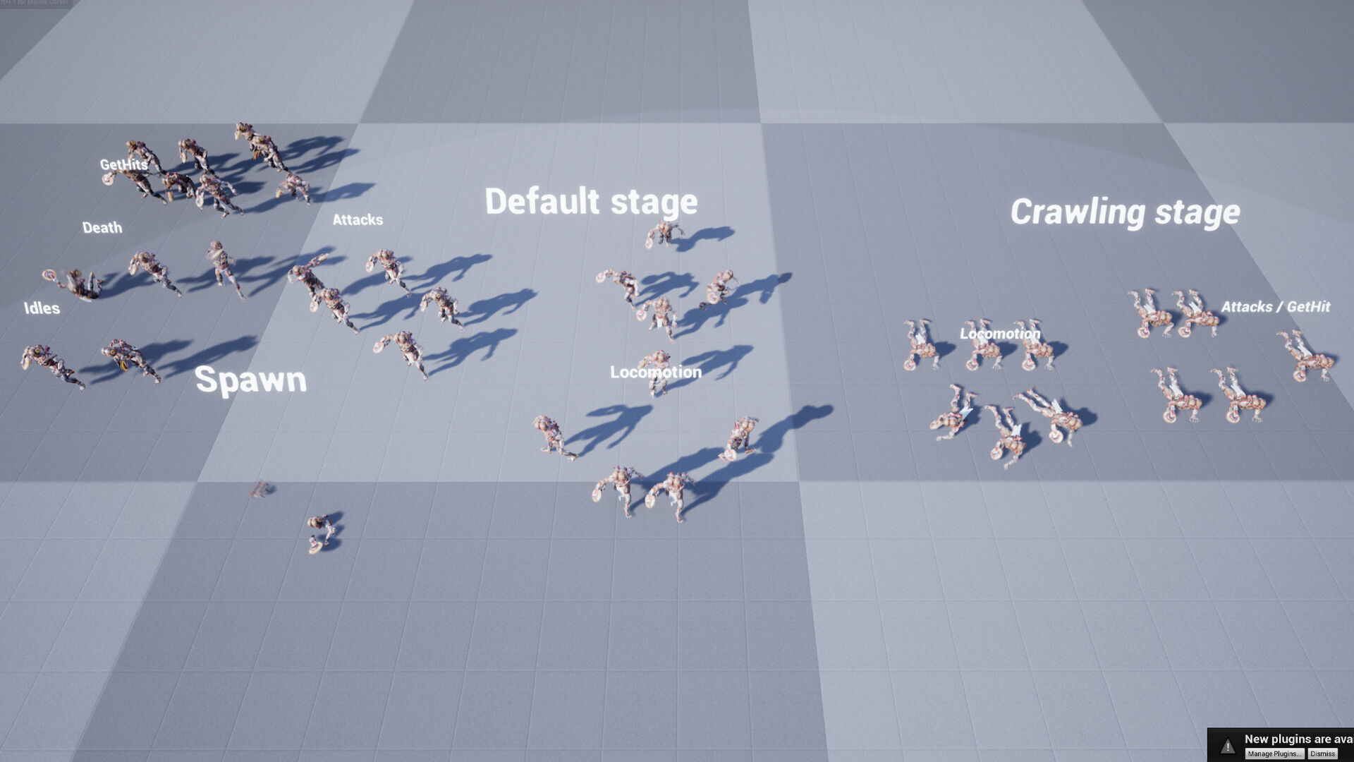 Cyborg Mutant2 Low-poly 3D model_3