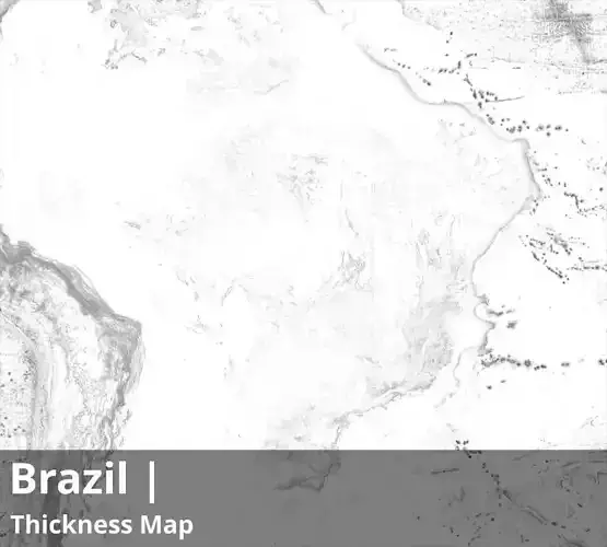 Brazil Occlusion Thickness Cavity Curvature 14k High res Maps