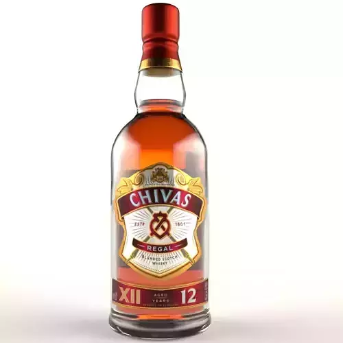 Chivas Scotch Whisky Alcohol Bottle