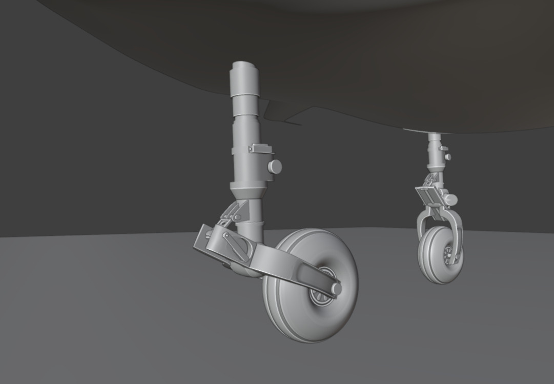 futuristic stealth jet drone  Concept Military Aircraft 3D Model 3D model_9