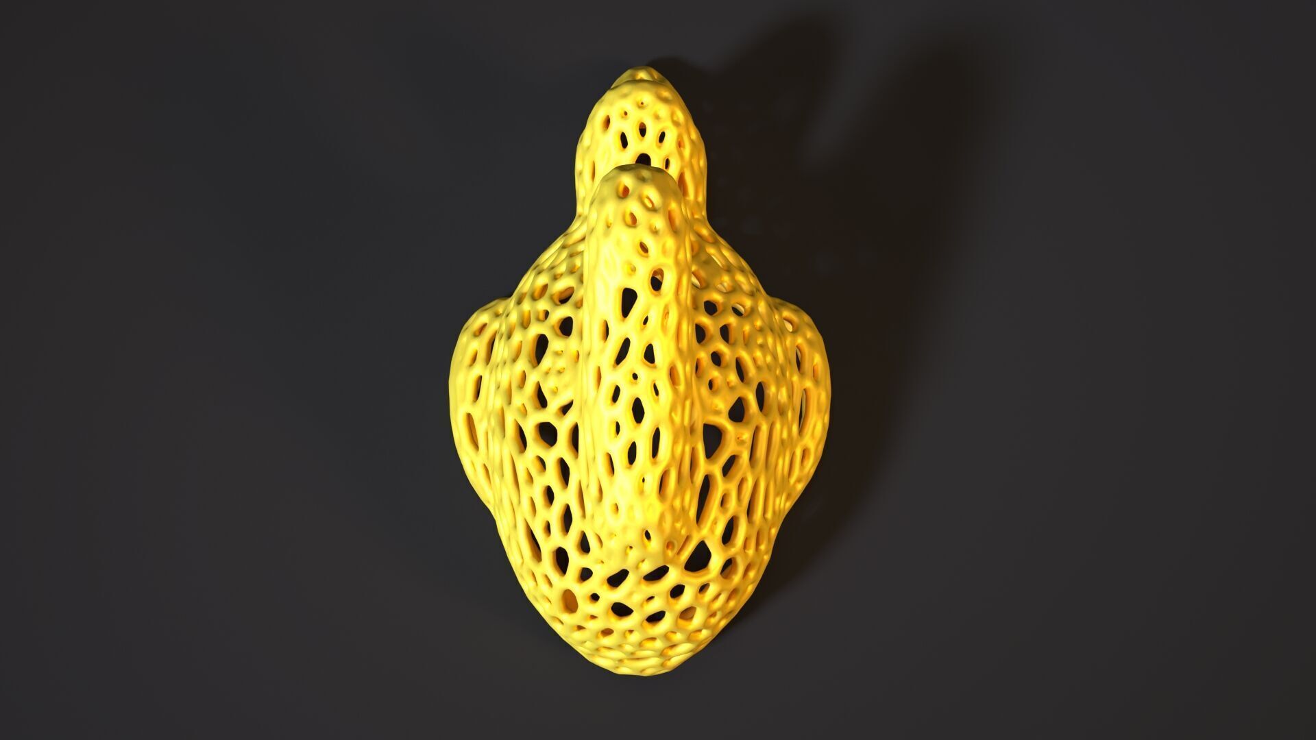 Fish  Voronoi 3D print model_8