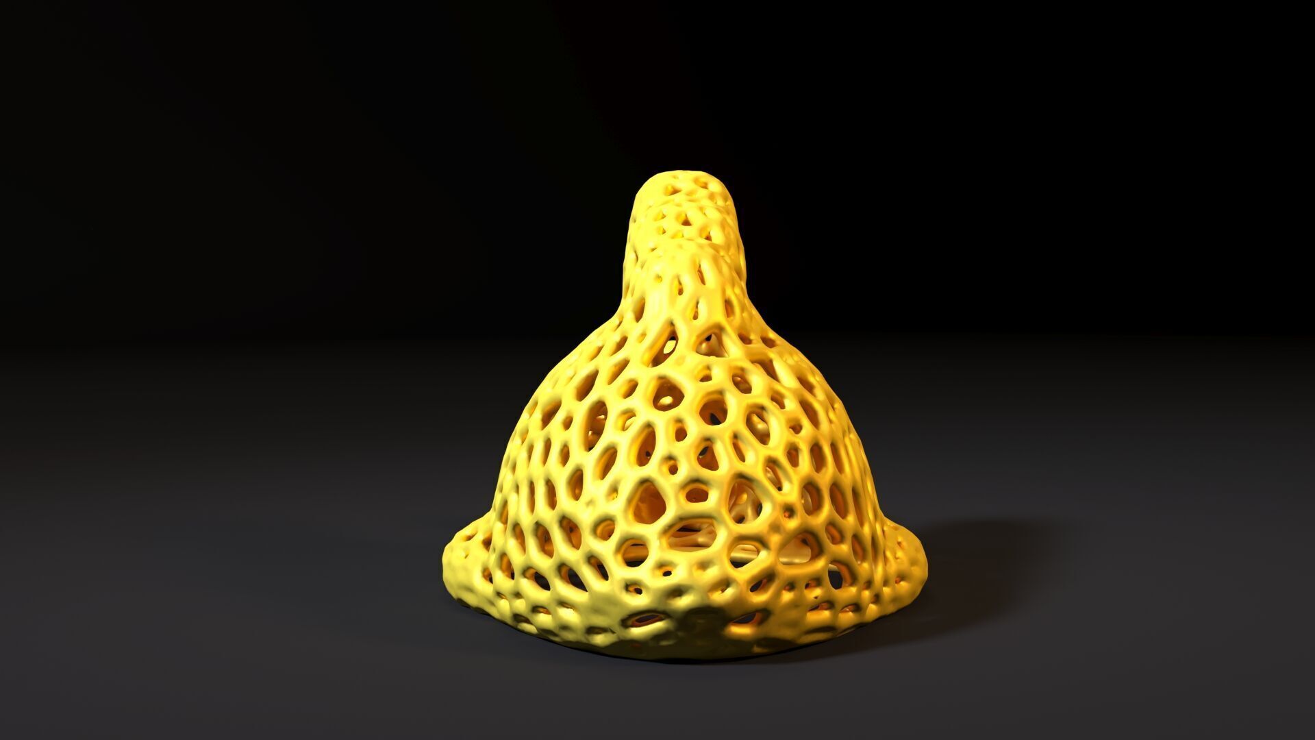 Fish  Voronoi 3D print model_7