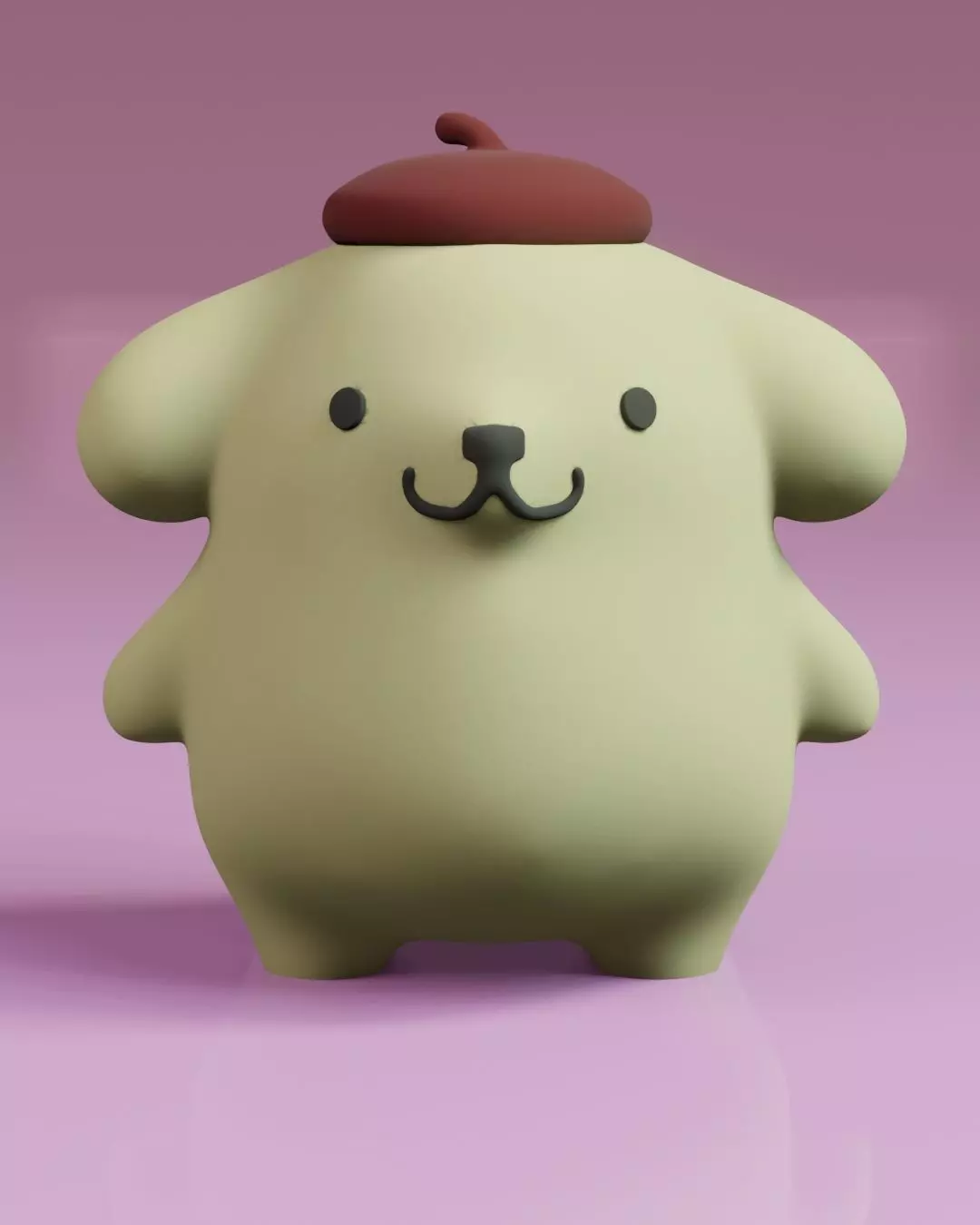 Pomponpurin Sanrio 3D print model_0