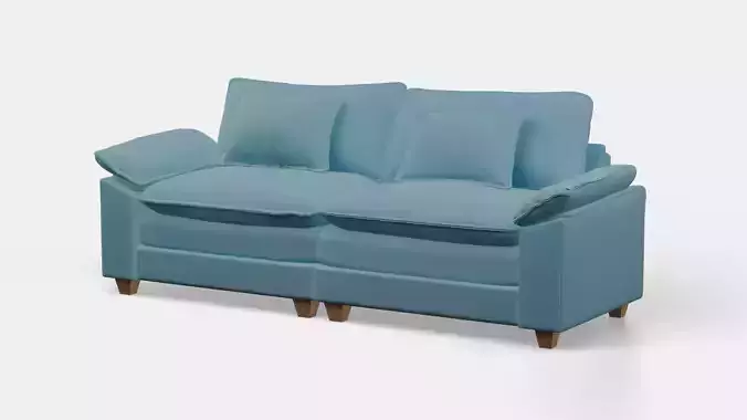 2 Seater Sofa 3D model
