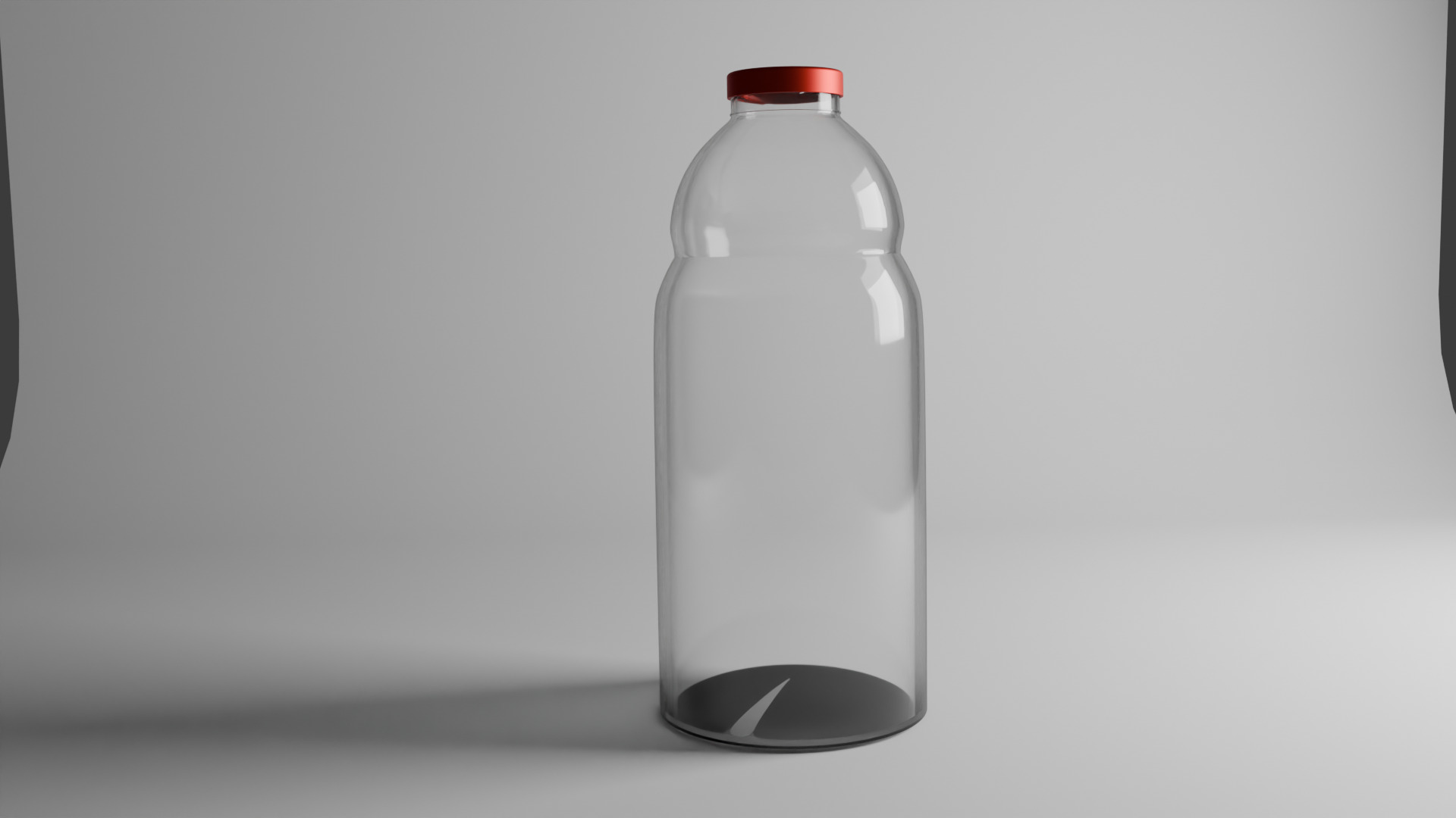 Milk bottle 3D model_2
