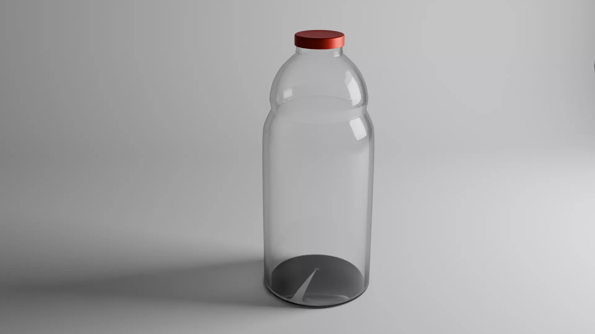 Milk bottle 3D model_0