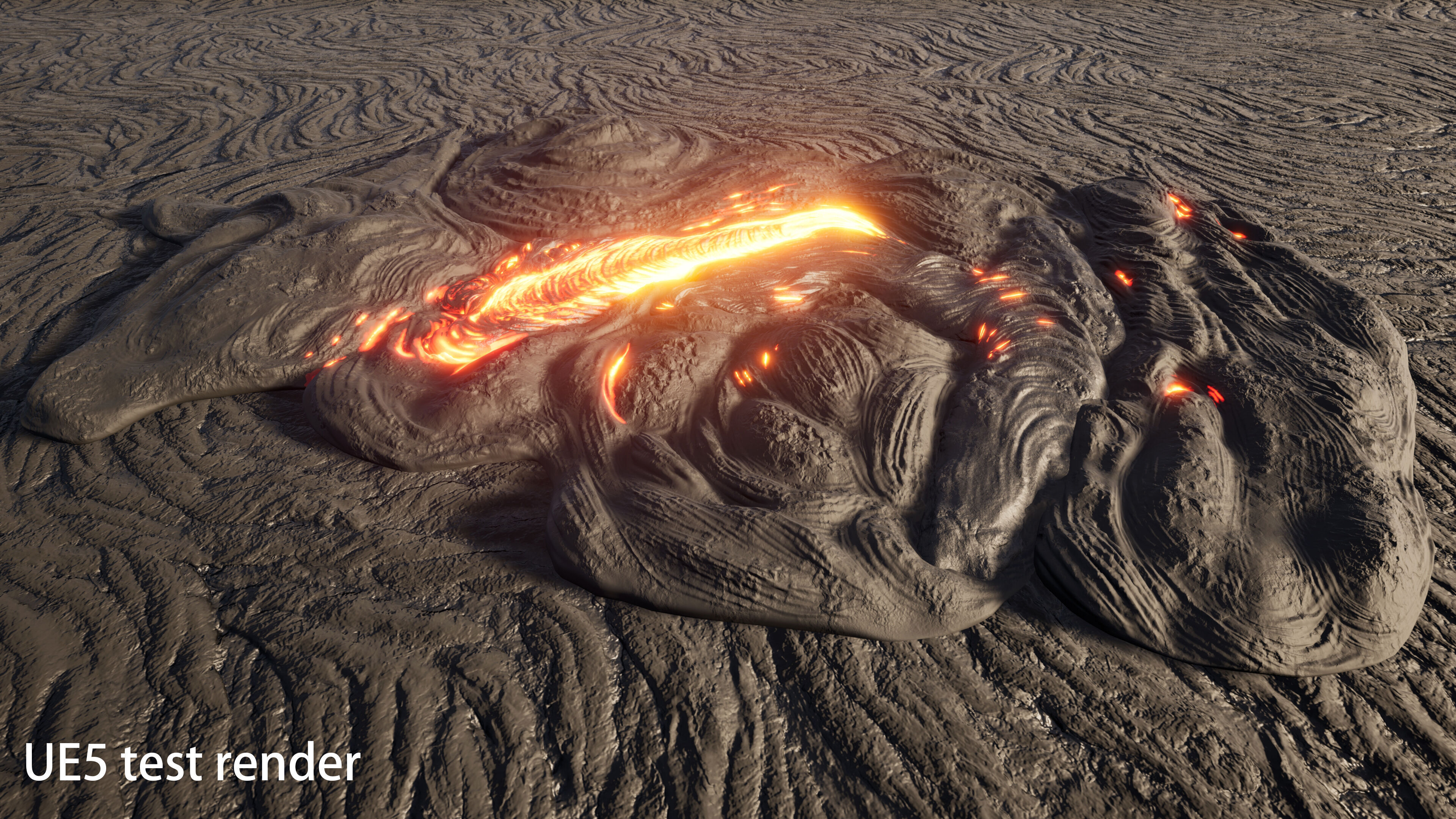 lava rock 3D model_1